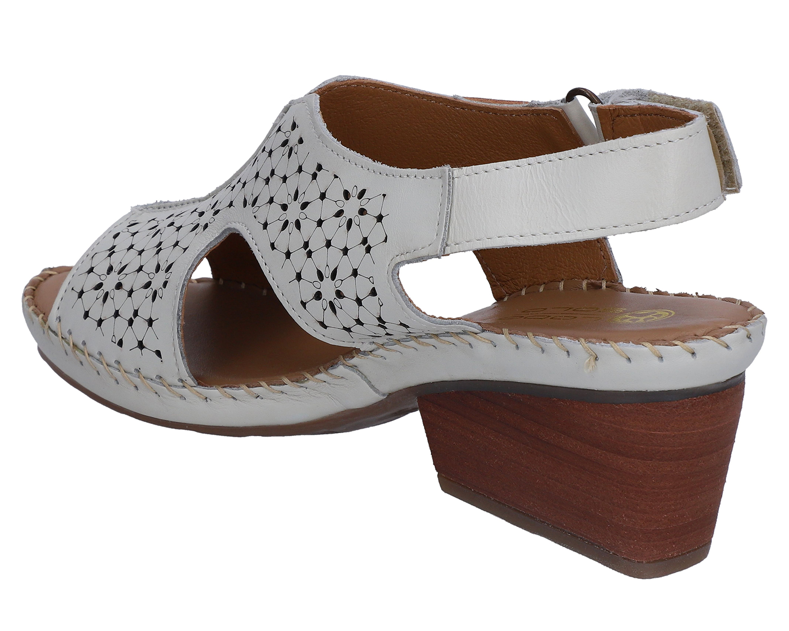 Foto 4 pulgar | Foto 3 | Sandalias Confort Lobo Solo de Piel para Mujer