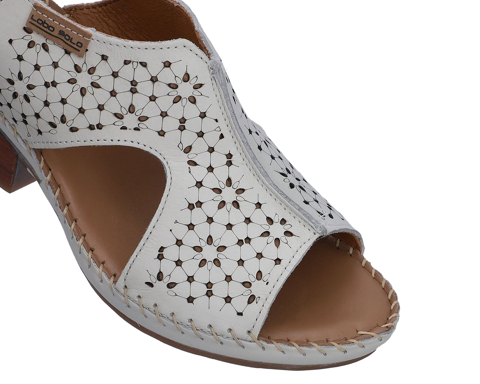 Foto 6 | Foto 6 | Sandalias Confort Lobo Solo de Piel para Mujer