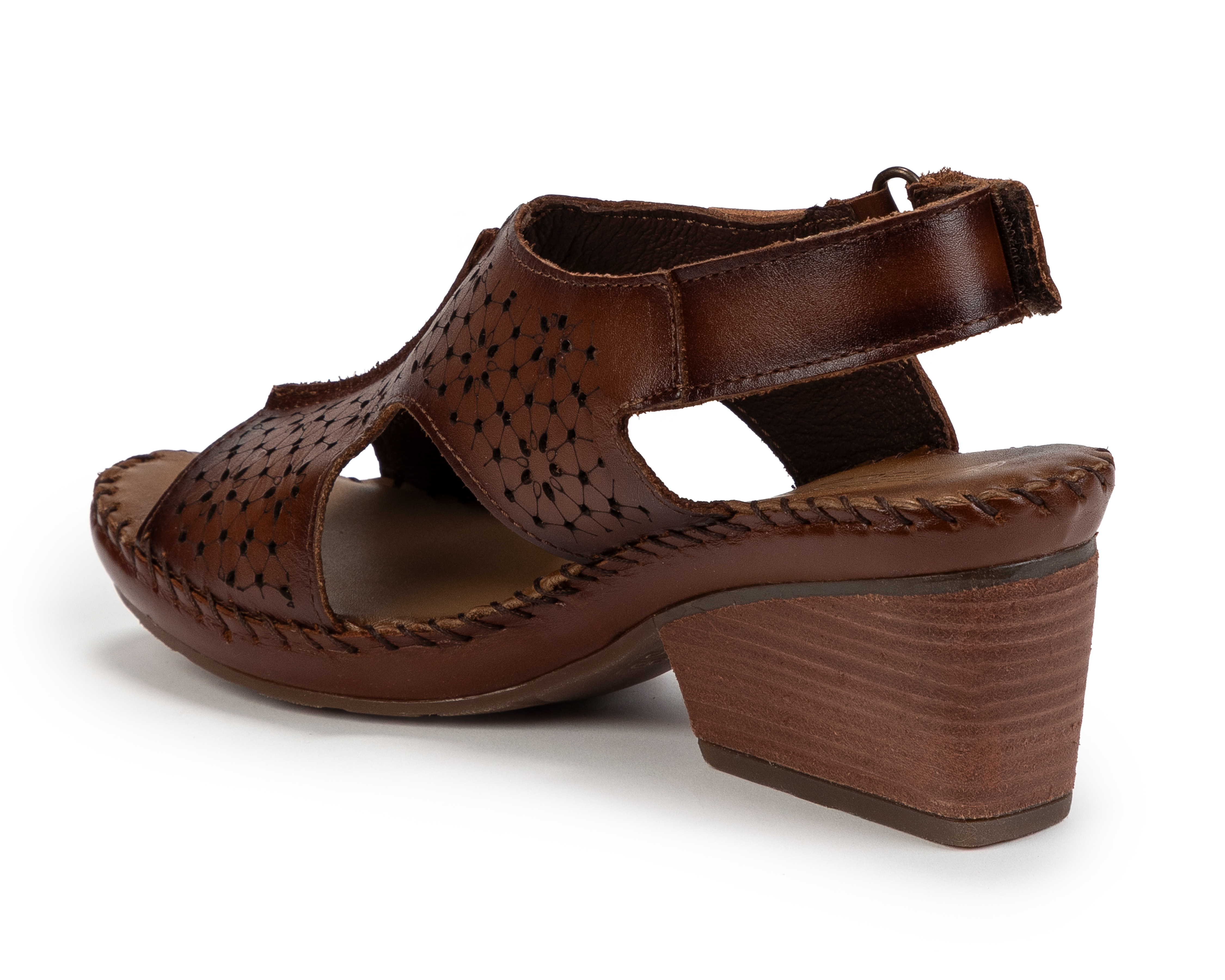 Foto 4 pulgar | Foto 3 | Sandalias Confort Lobo Solo de Piel para Mujer