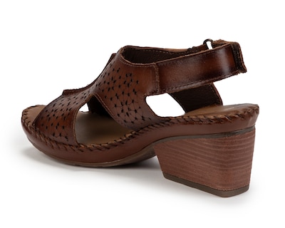 Foto 3 | Foto 3 | Sandalias Confort Lobo Solo de Piel para Mujer