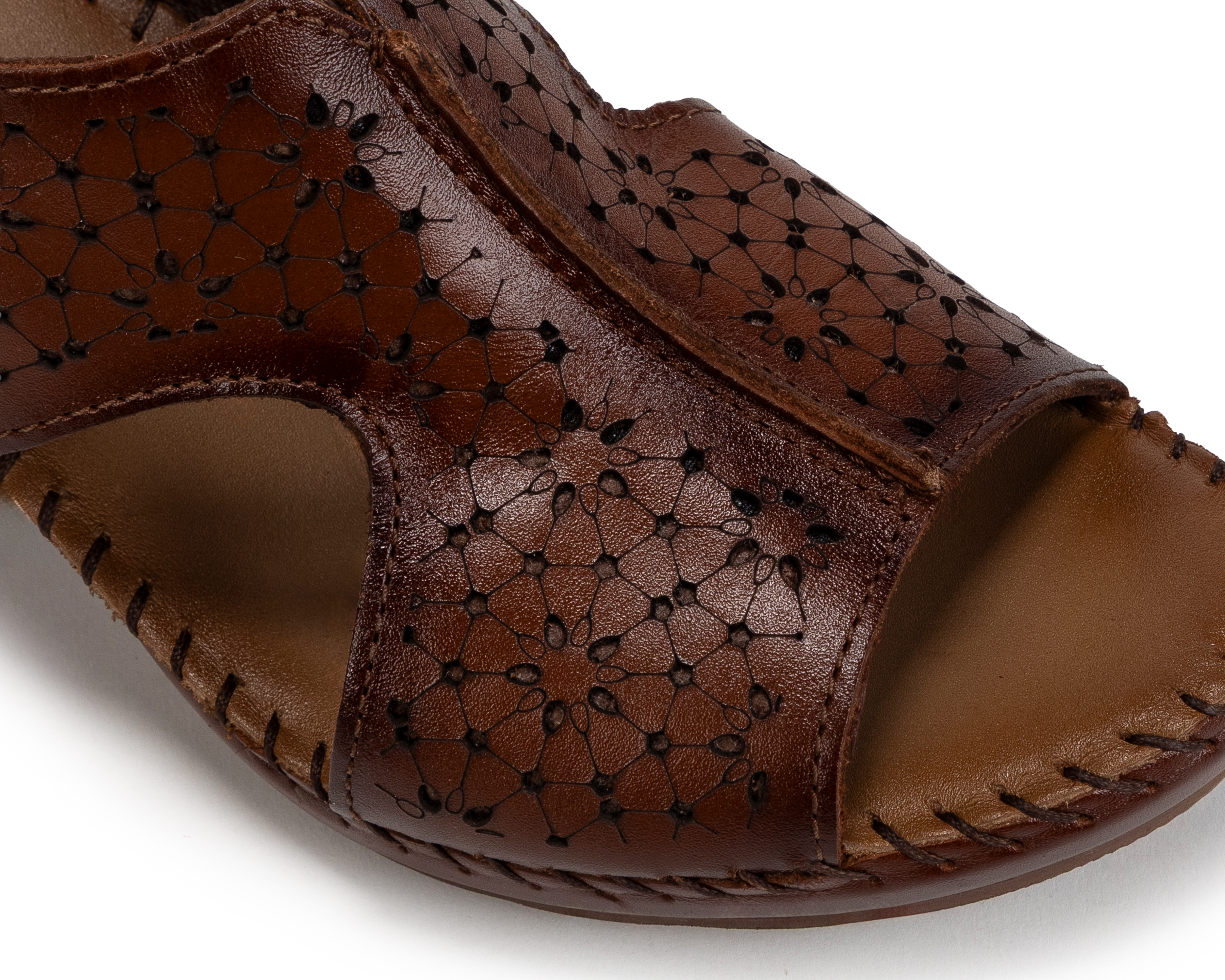 Foto 7 pulgar | Foto 6 | Sandalias Confort Lobo Solo de Piel para Mujer