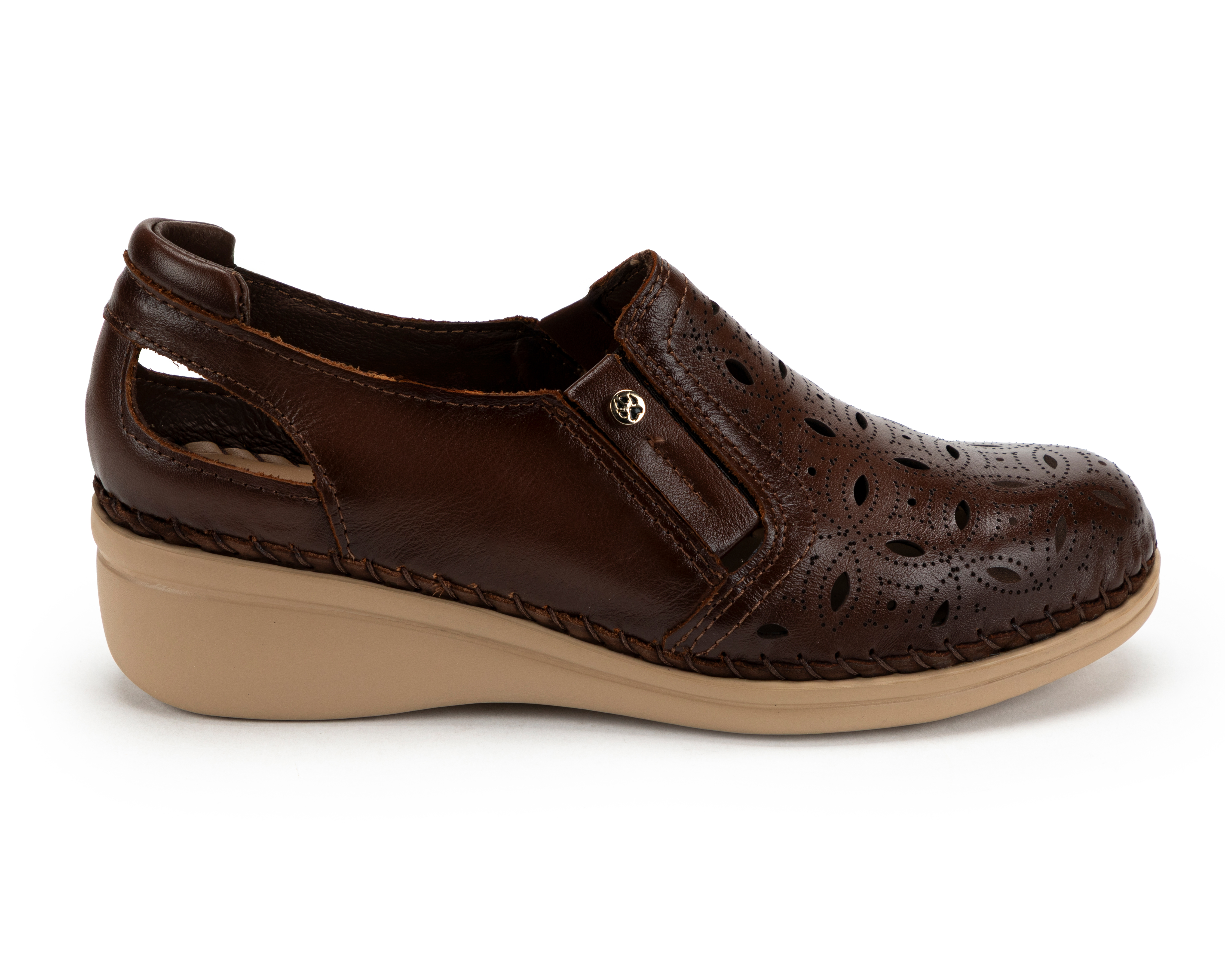 Foto 2 | Foto 2 | Zapatos Confort Lobo Solo de Piel para Mujer