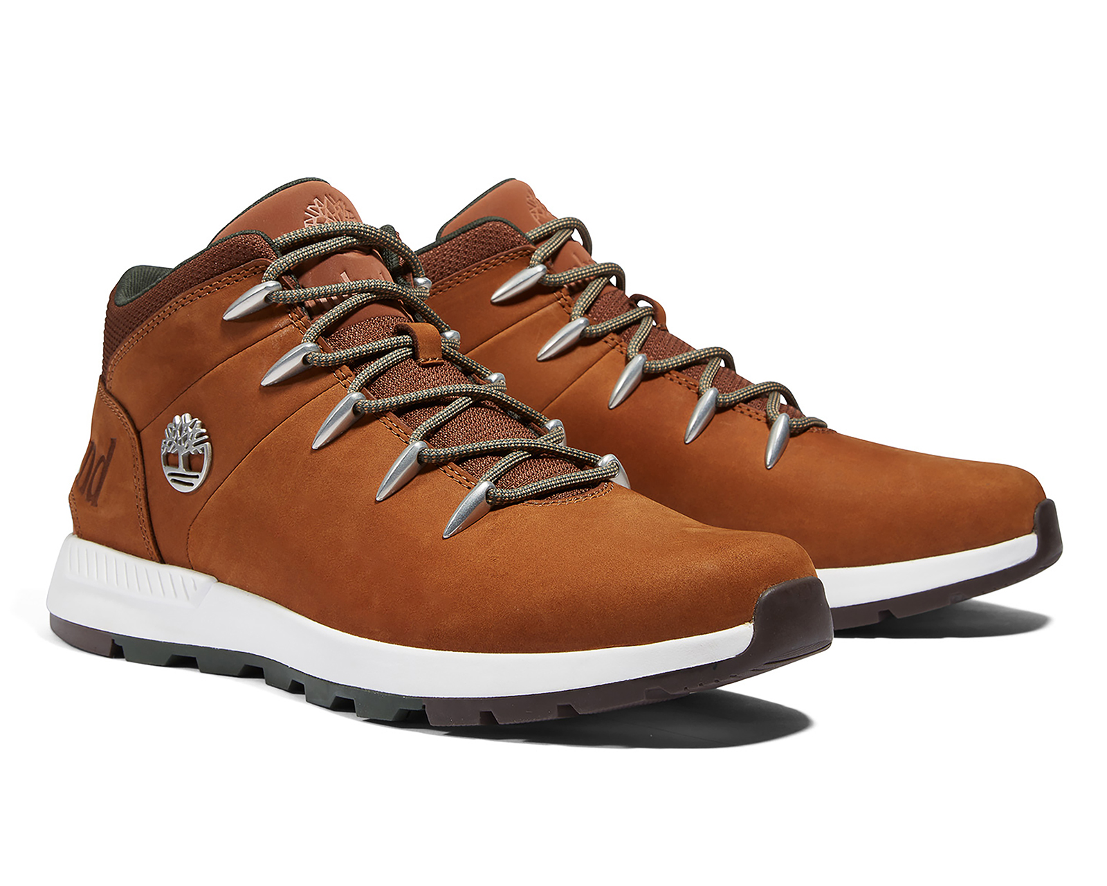 Foto 2 pulgar | Foto 1 | Tenis Outdoor Timberland Sprint Trekker Mid de Piel para Hombre