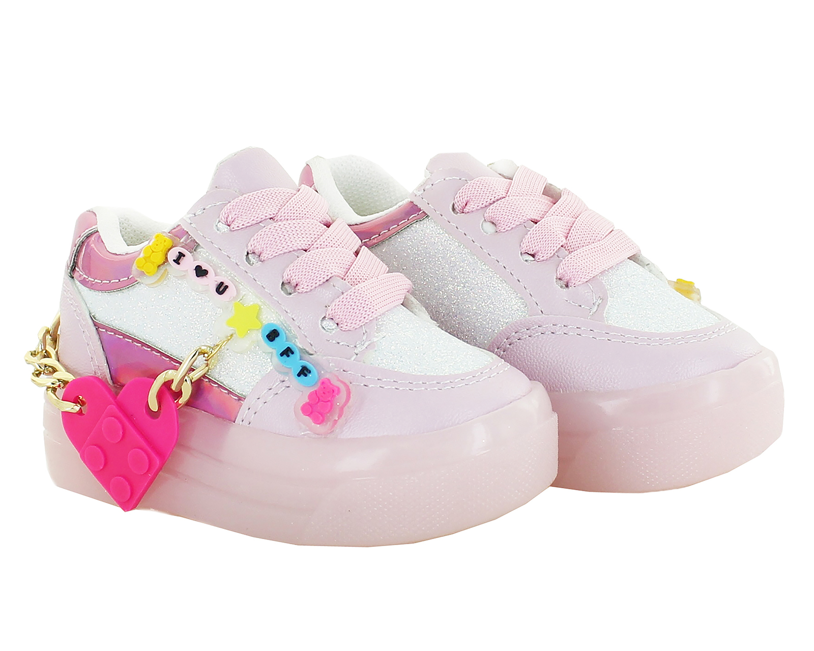 Foto 1 | Foto 1 | Tenis Baby Colors para Bebé Niña con Colgante