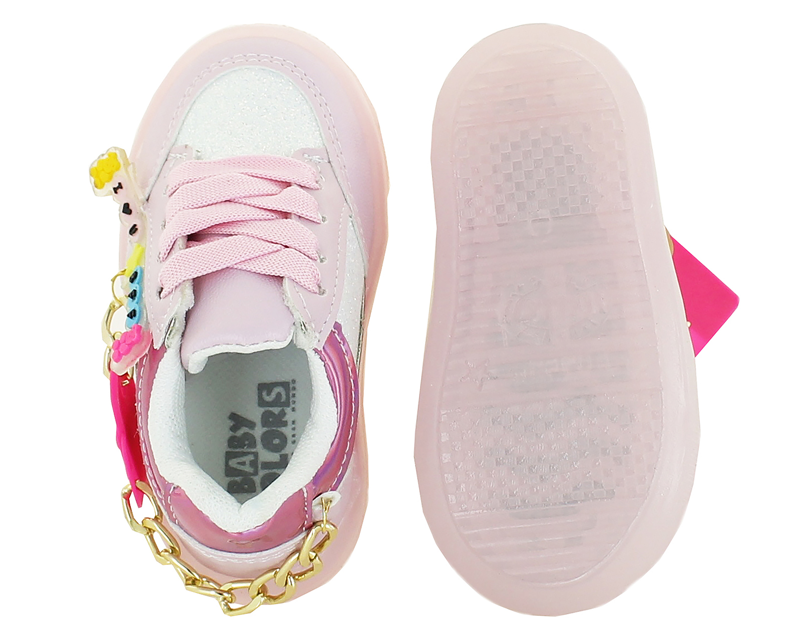 Foto 3 | Foto 3 | Tenis Baby Colors para Bebé Niña con Colgante