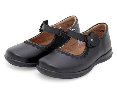 Foto 1 | Foto 1 | Zapatos Escolores Grafito de Piel para Niña