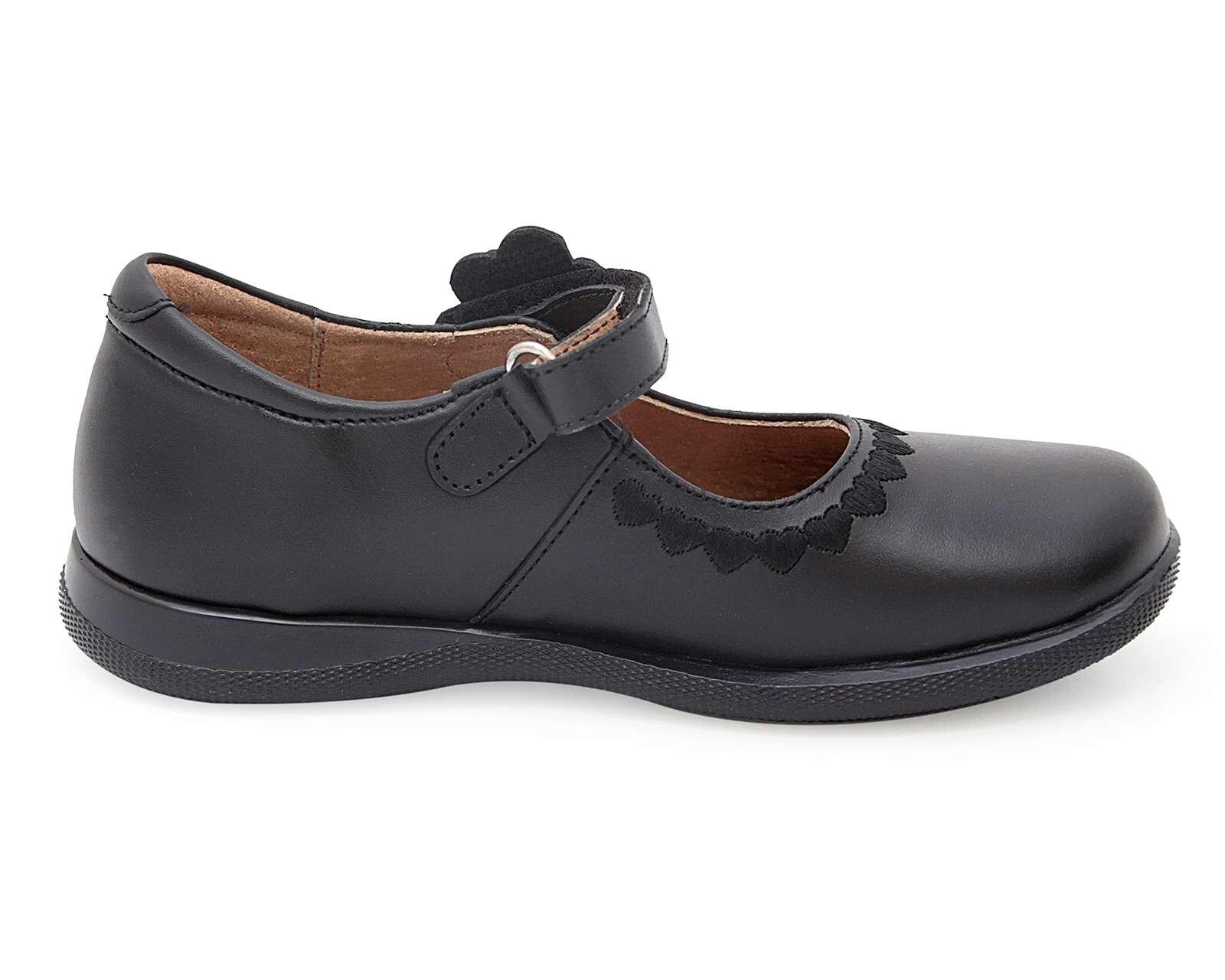 Foto 3 pulgar | Foto 2 | Zapatos Escolores Grafito de Piel para Niña