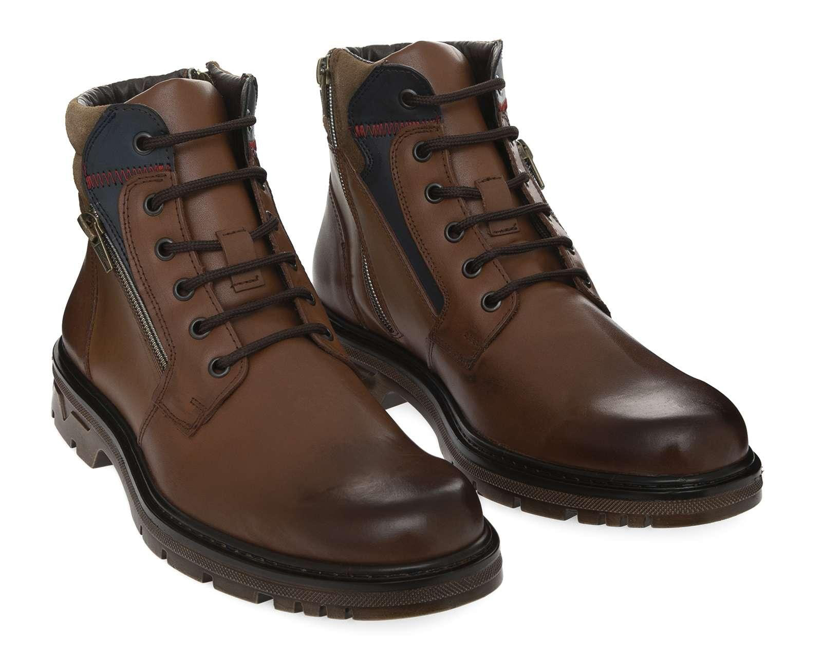 Foto 2 pulgar | Foto 1 | Botas Casuales Christian Gallery de Piel para Hombre