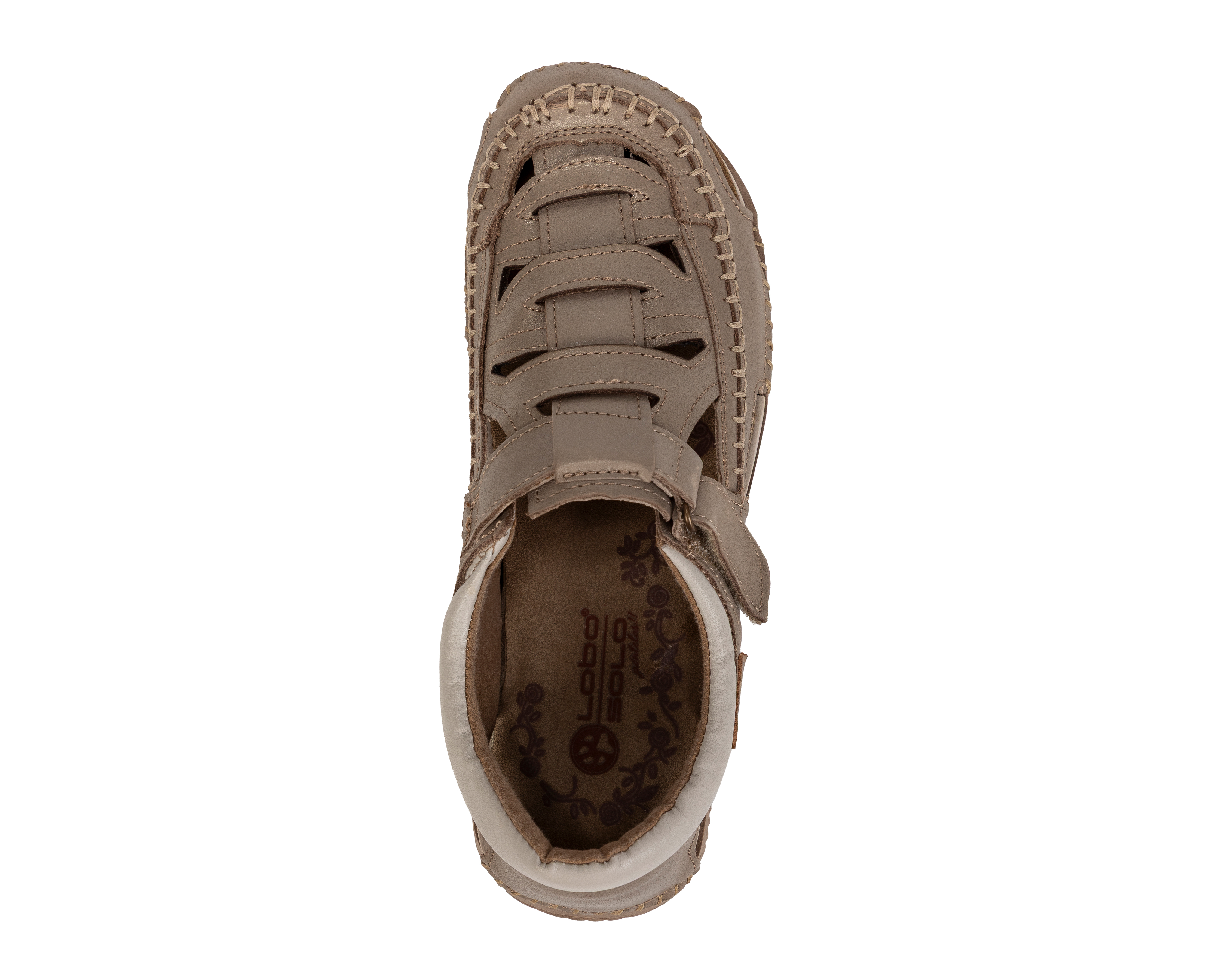 Foto 5 | Foto 5 | Sandalias Confort Lobo Solo de Piel para Mujer