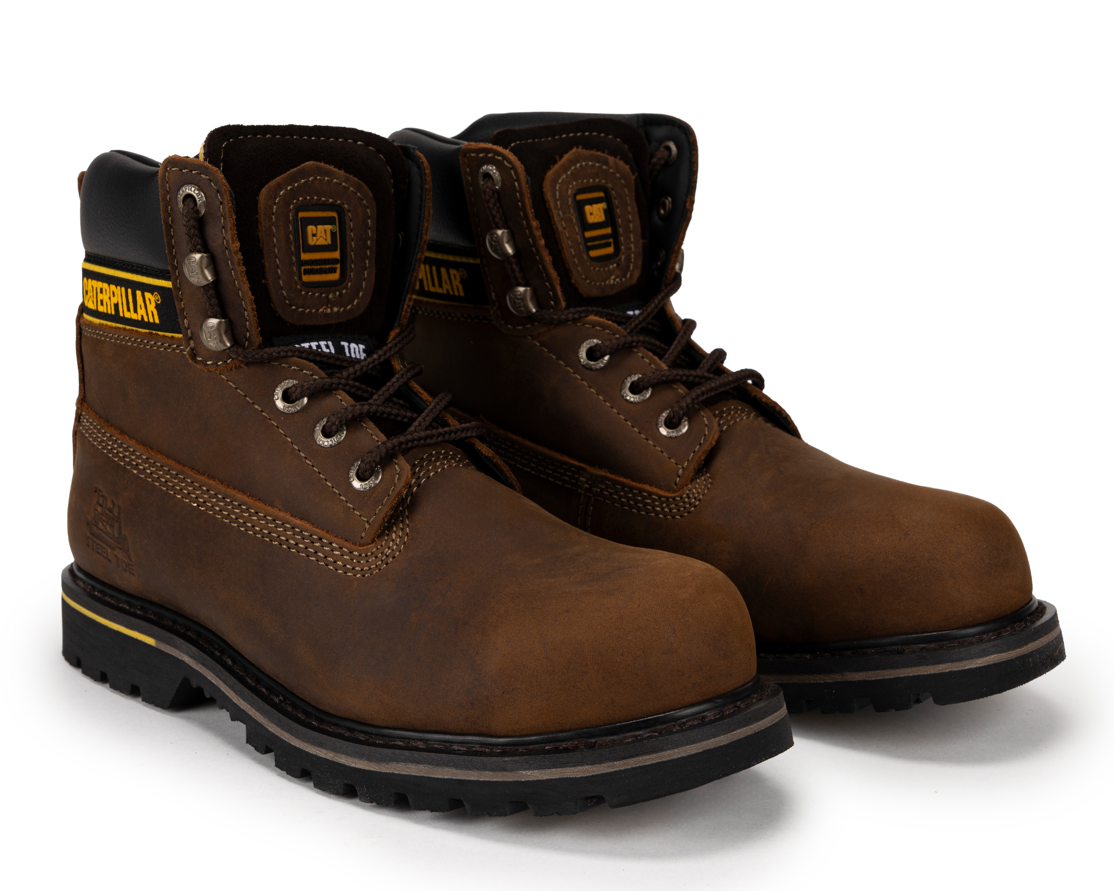 Botas de Trabajo CAT Holton ST de Piel para Hombre