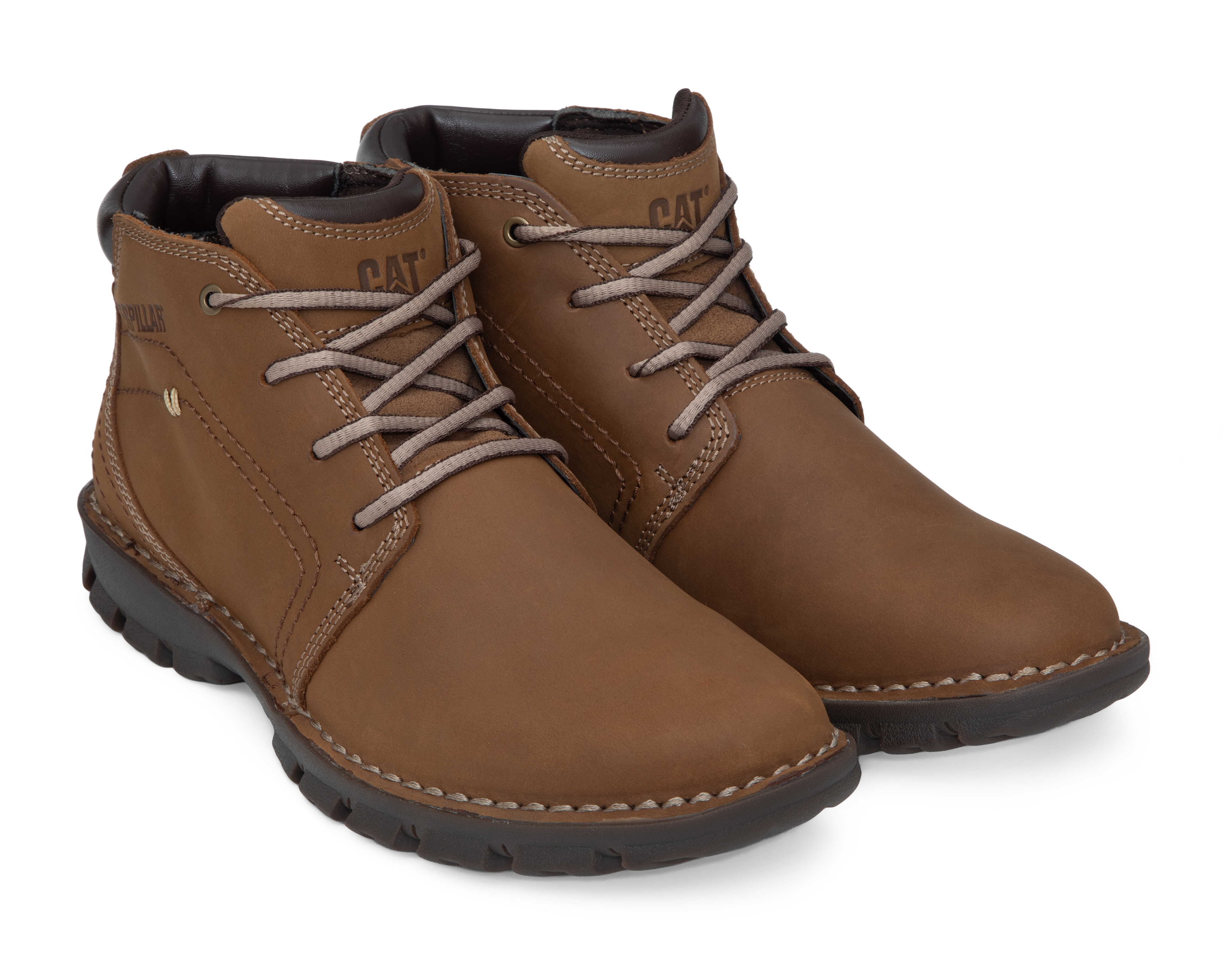 Botas de Trabajo CAT de Piel para Hombre