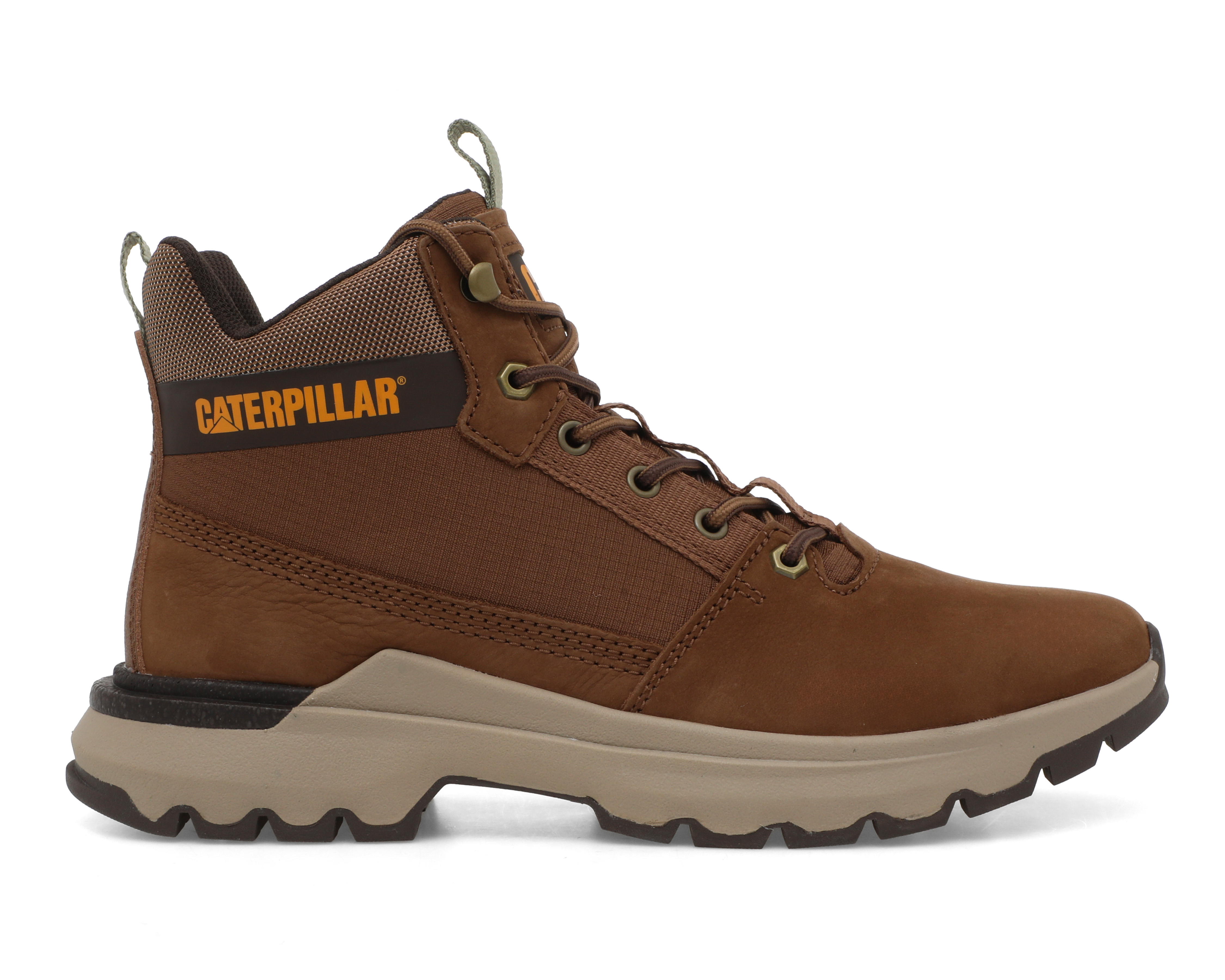 Foto 2 | Foto 2 | Botas de Trabajo CAT de Piel Colorado para Hombre