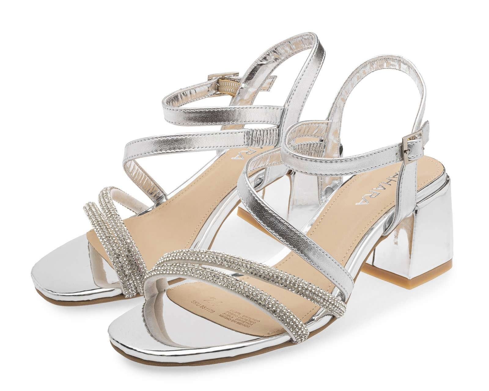 Foto 2 pulgar | Foto 1 | Sandalias de Tacón Sahara para Mujer