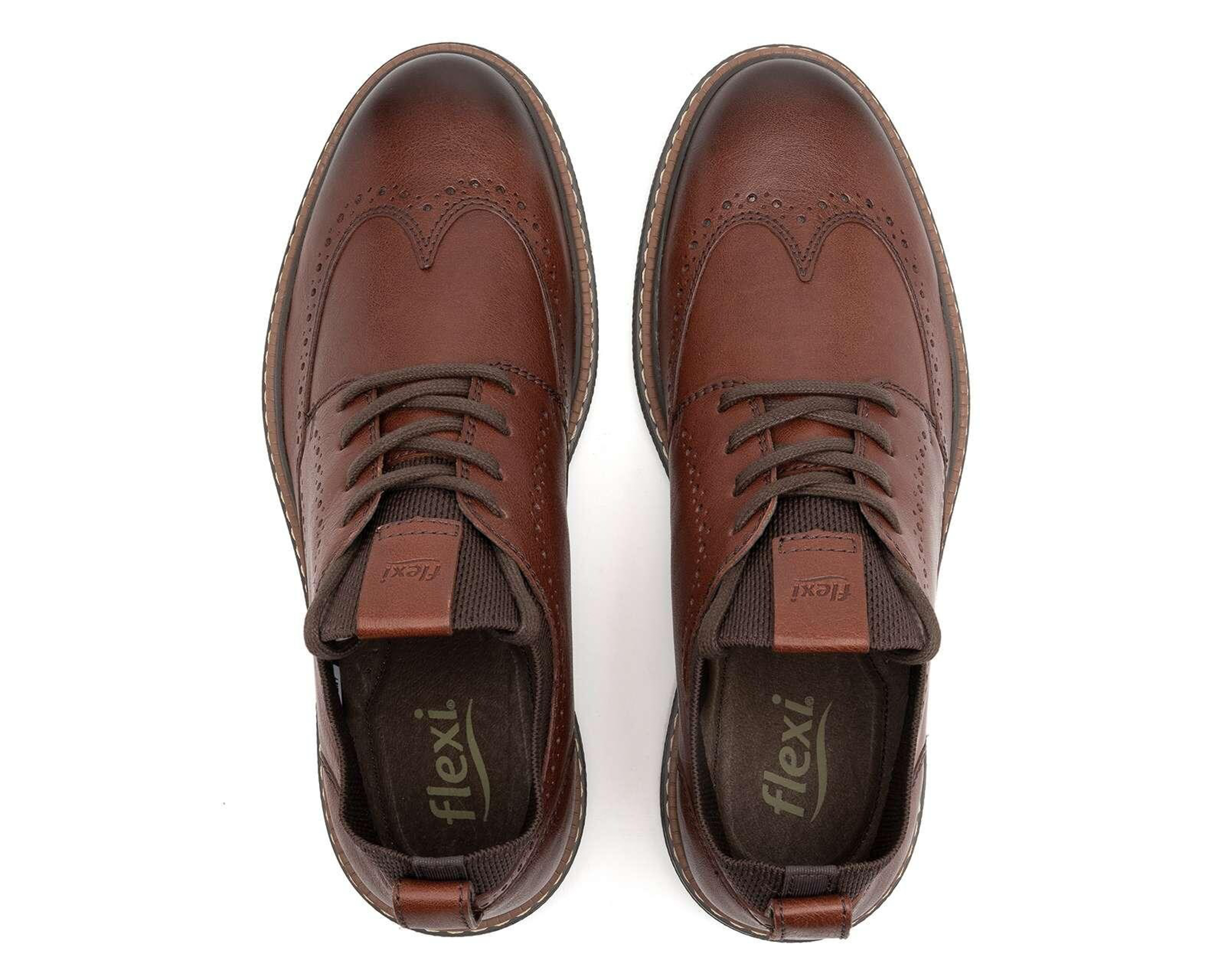 Foto 4 pulgar | Foto 3 | Zapatos Casuales Flexi de Piel para Hombre