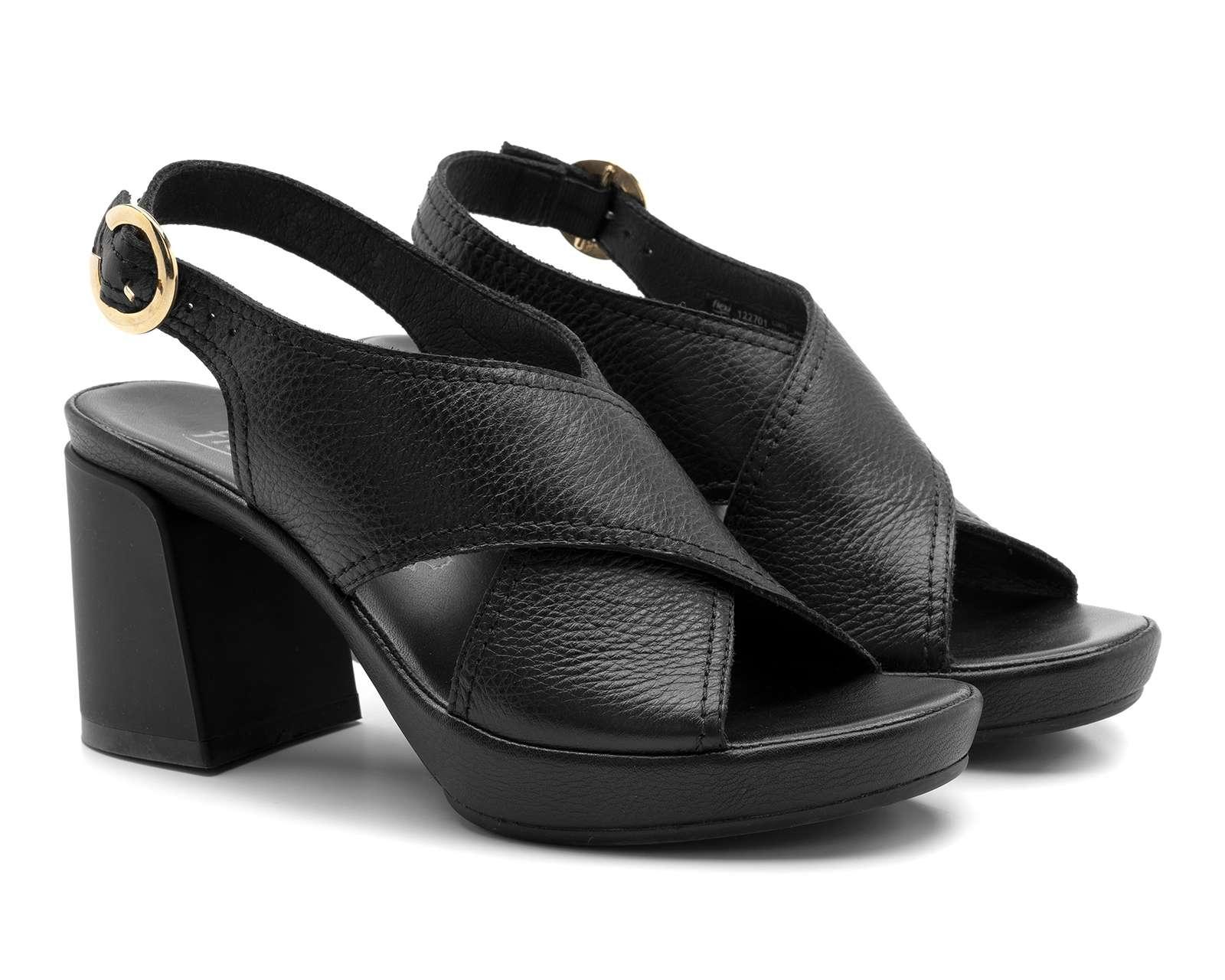 Foto 1 | Foto 1 | Sandalias Confort Flexi de Piel para Mujer