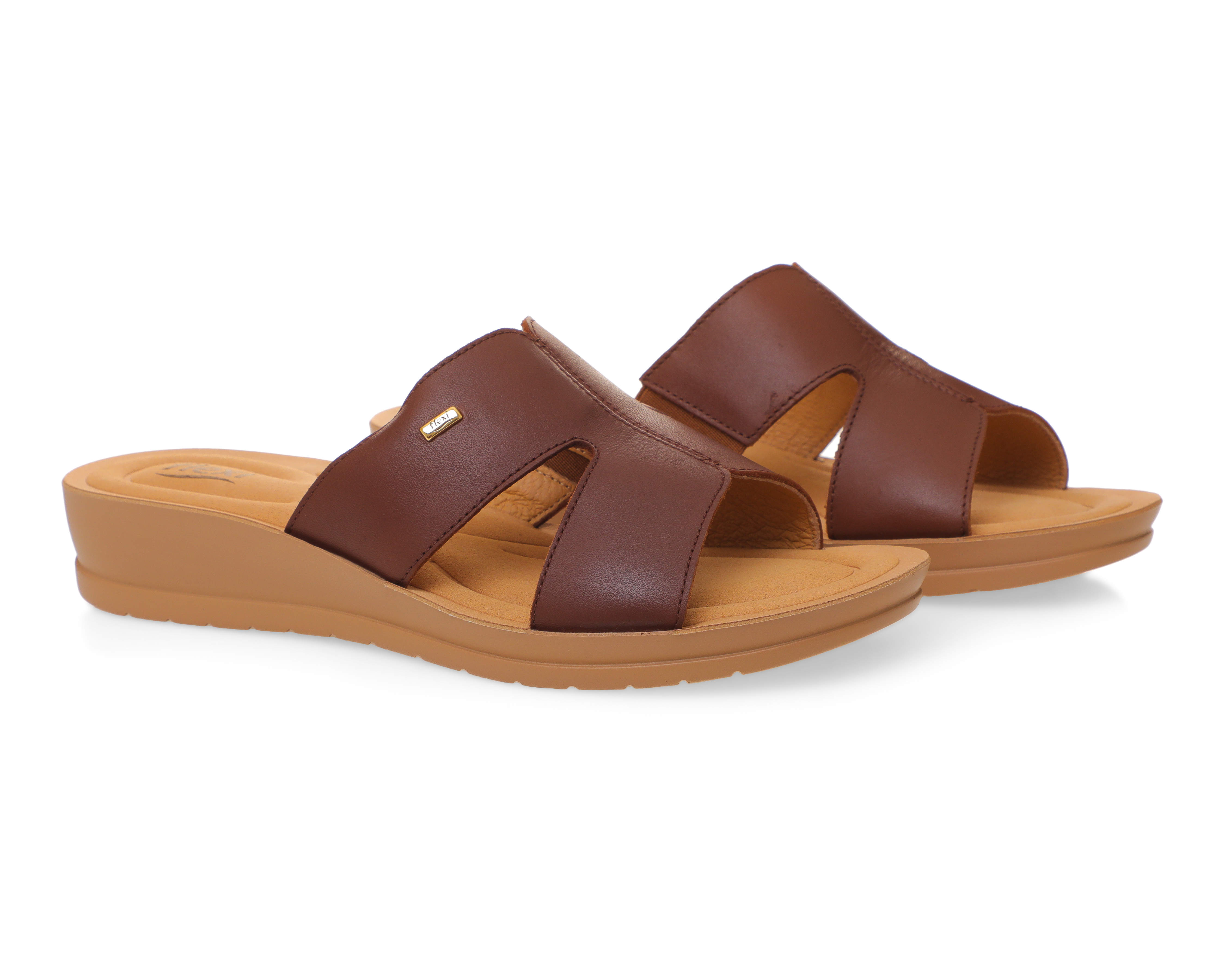 Sandalias Confort Flexi de Piel para Mujer