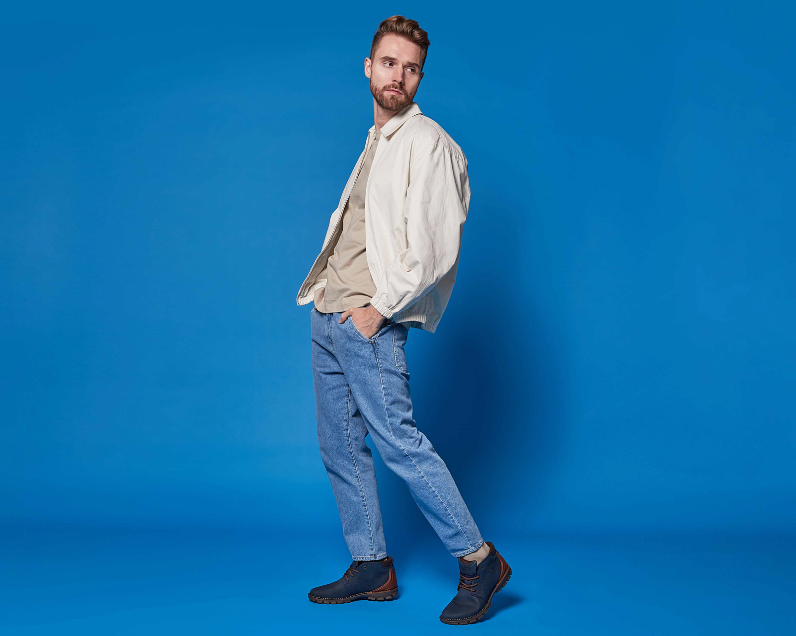 Foto 7 | Foto 7 | Botas Casuales CAT de Piel para Hombre