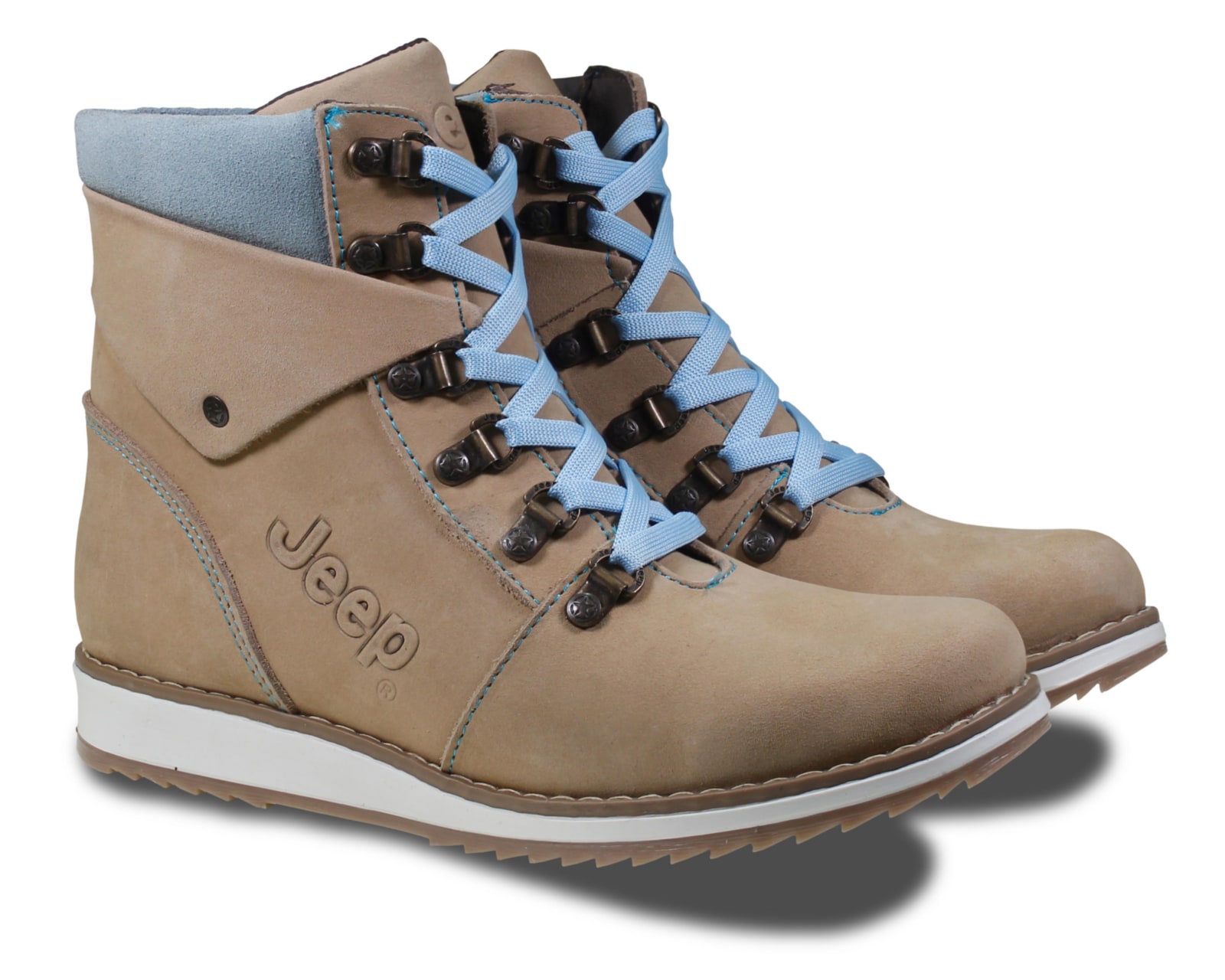 Foto 1 | Foto 1 | Botas Urbanas Jeep de Piel para Mujer