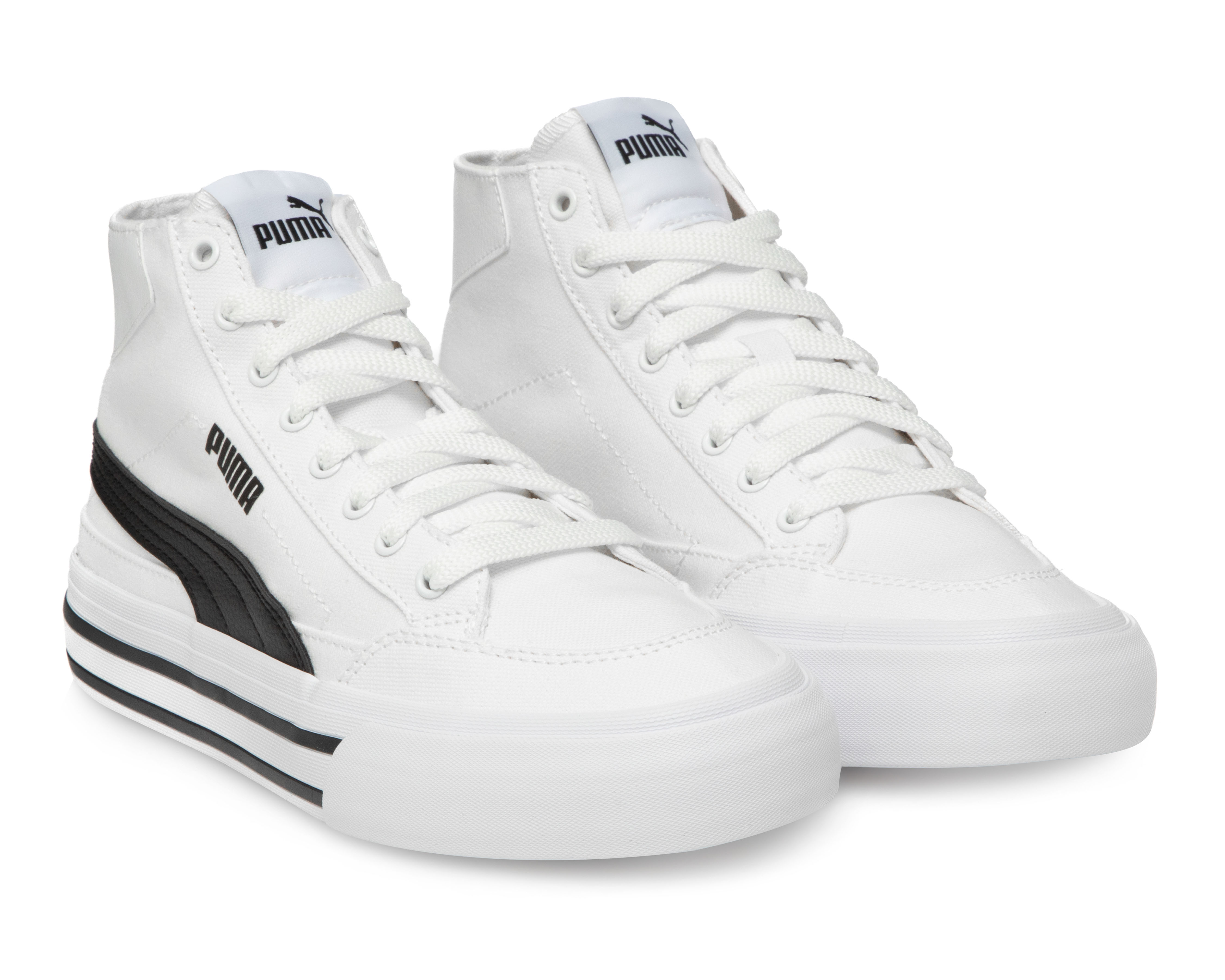 Foto 2 pulgar | Foto 1 | Tenis Puma Court Classic Vulc Mid para Mujer
