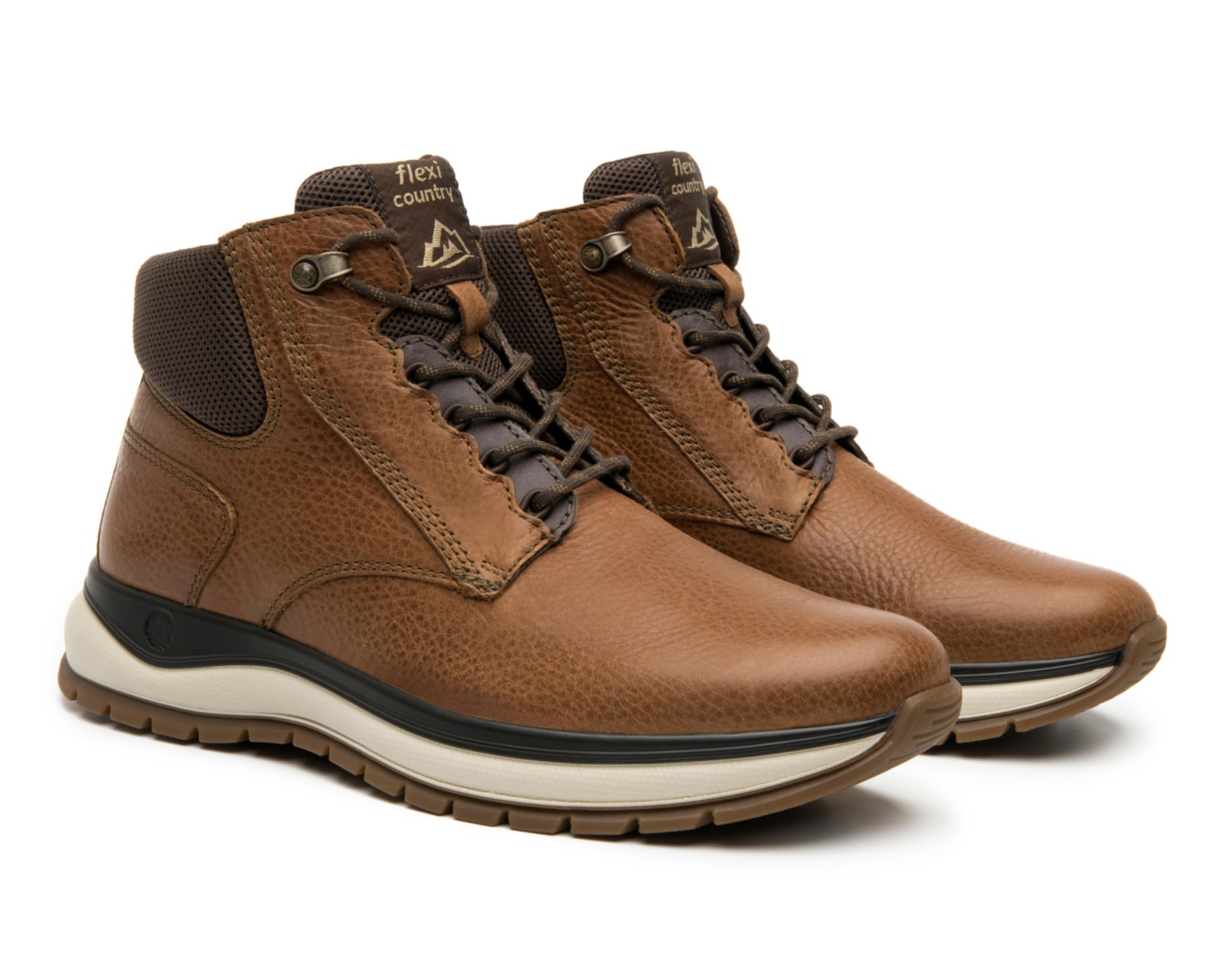 Foto 2 pulgar | Foto 1 | Botas Outdoor Flexi de Piel para Hombre