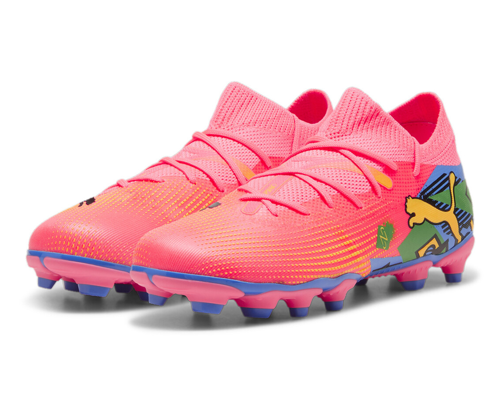 Foto 2 pulgar | Foto 1 | Taquetes Puma Future 7 Match NJR C Juveniles