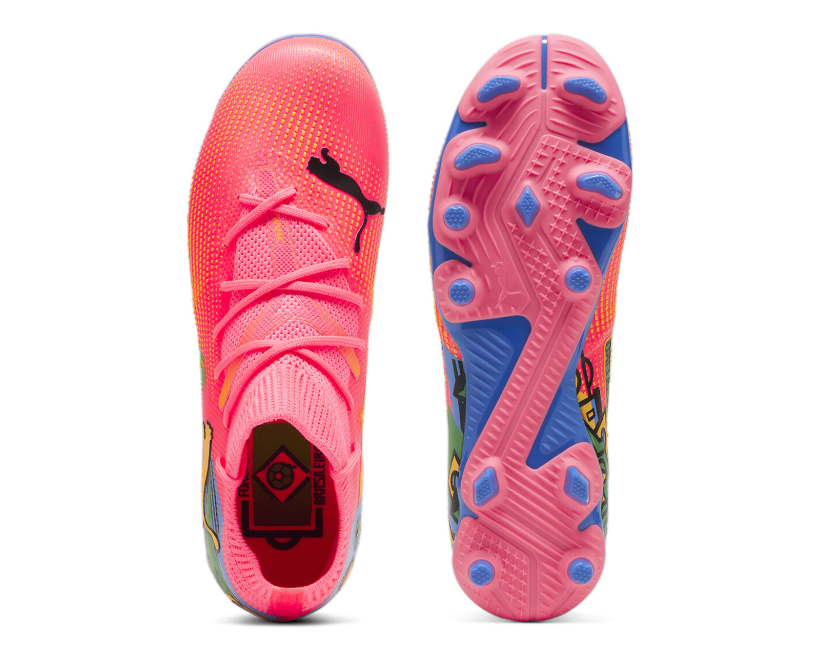 Foto 3 pulgar | Foto 2 | Taquetes Puma Future 7 Match NJR C Juveniles