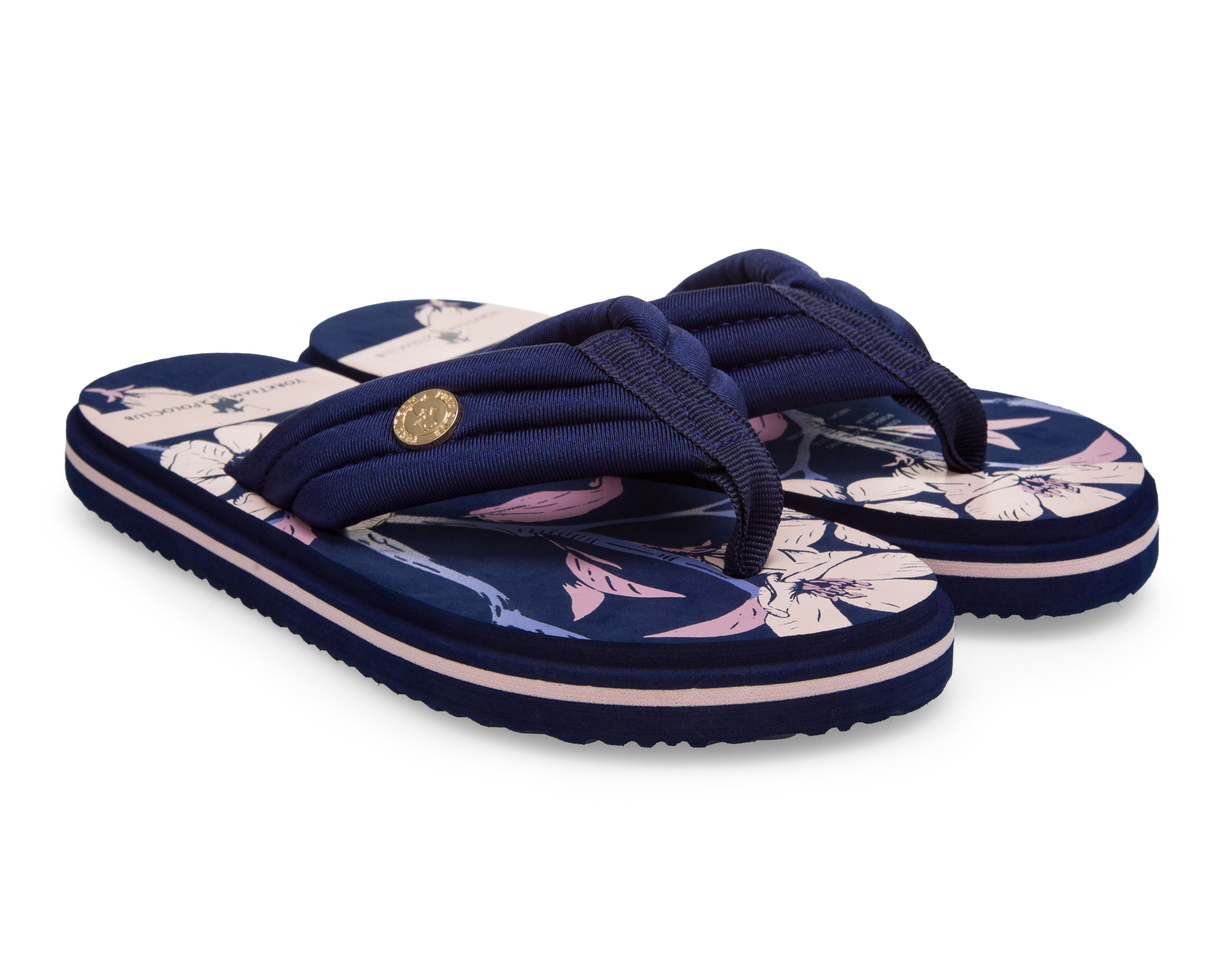 Foto 2 pulgar | Foto 1 | Sandalias de Playa York Team Polo Club para Mujer