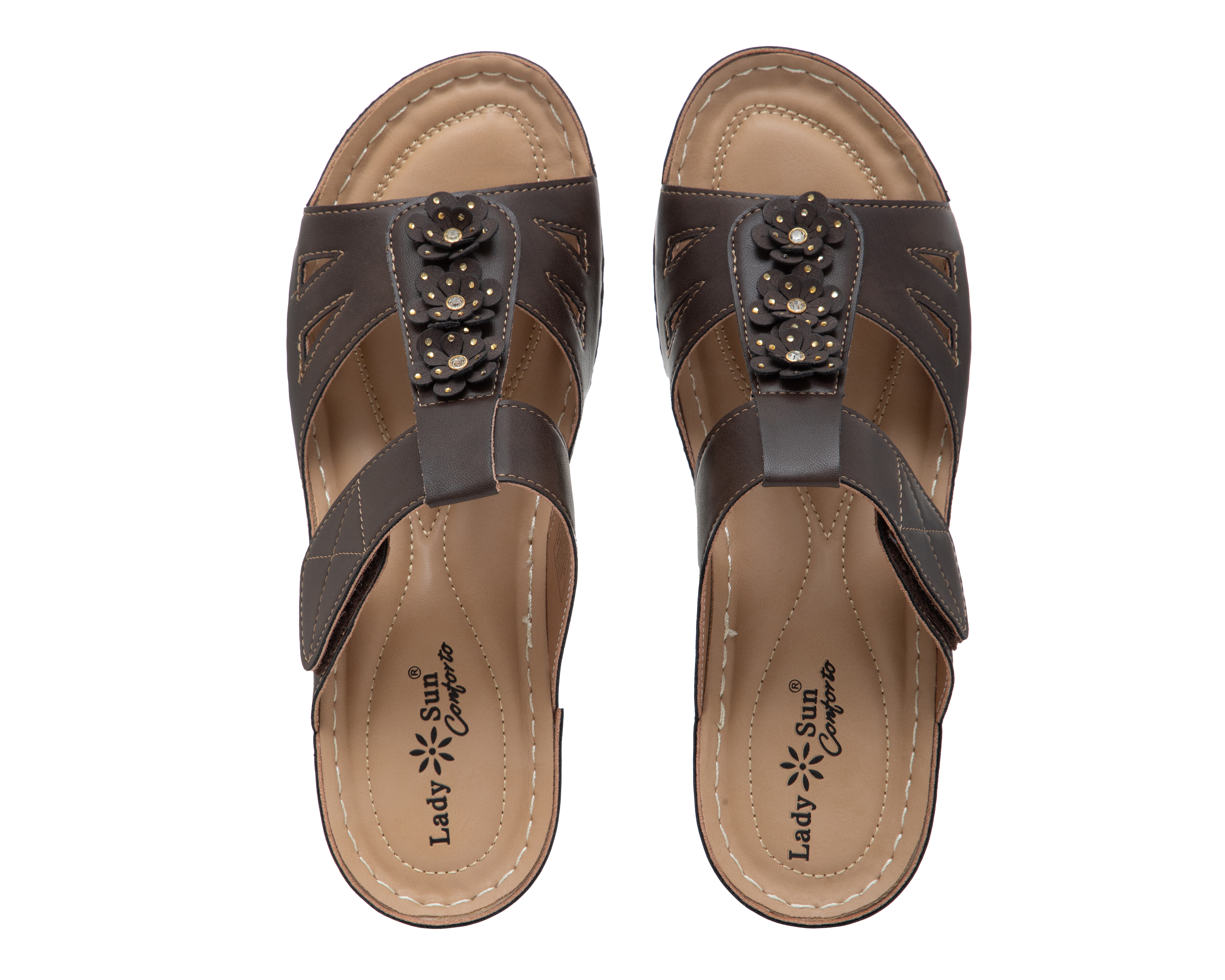 Foto 4 pulgar | Foto 3 | Sandalias Confort Lady Sun Conforto para Mujer