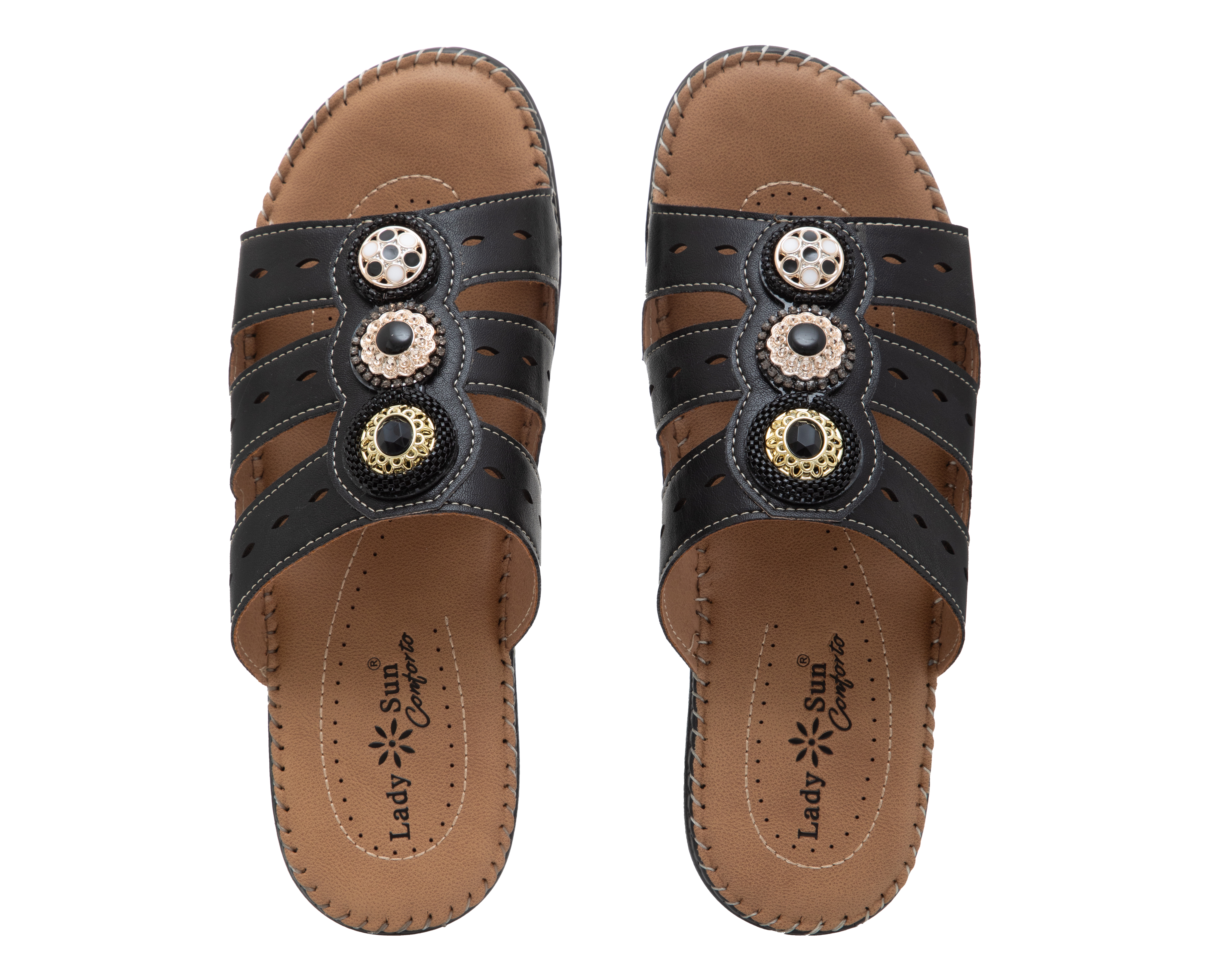 Foto 4 pulgar | Foto 3 | Sandalias Confort Lady Sun Conforto para Mujer
