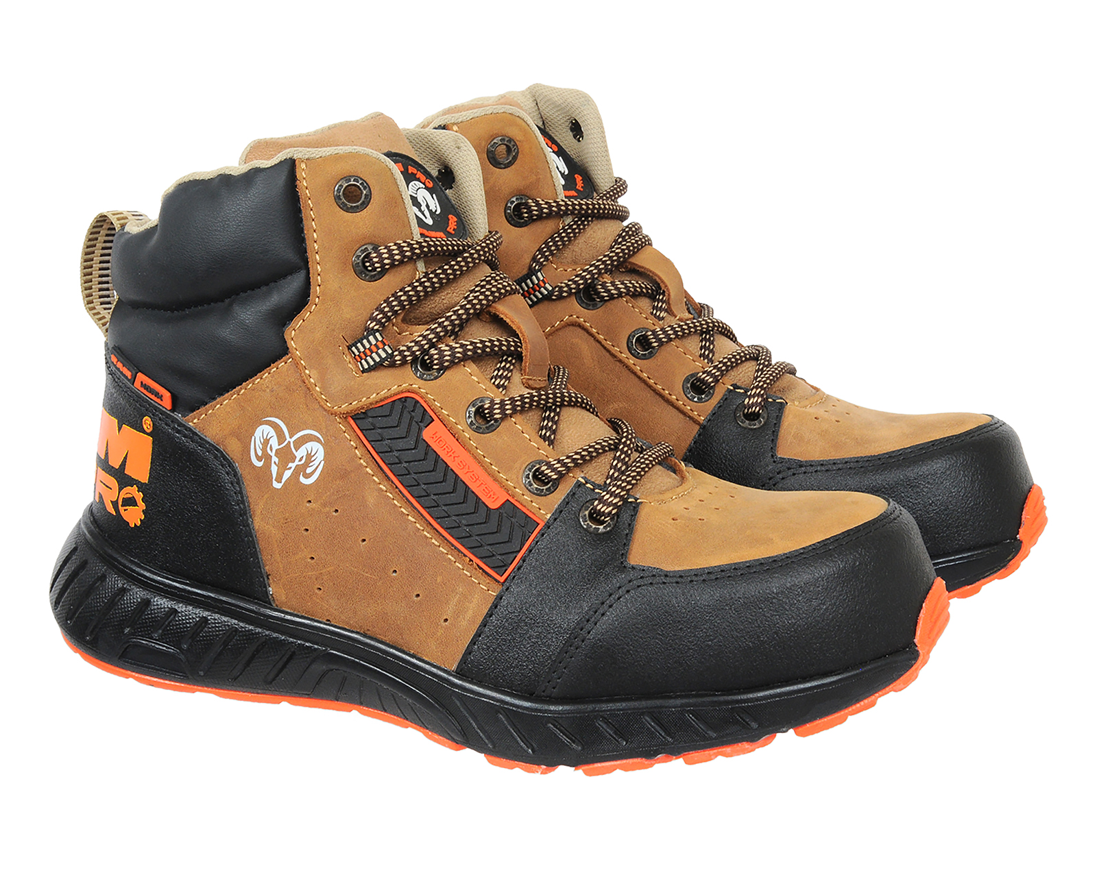 Foto 2 pulgar | Foto 1 | Botas de Trabajo RAM de Piel para Hombre