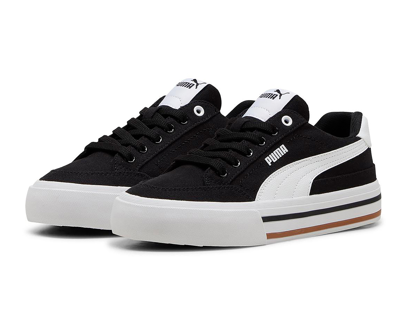 Foto 2 pulgar | Foto 1 | Tenis Puma Court Classic Juveniles