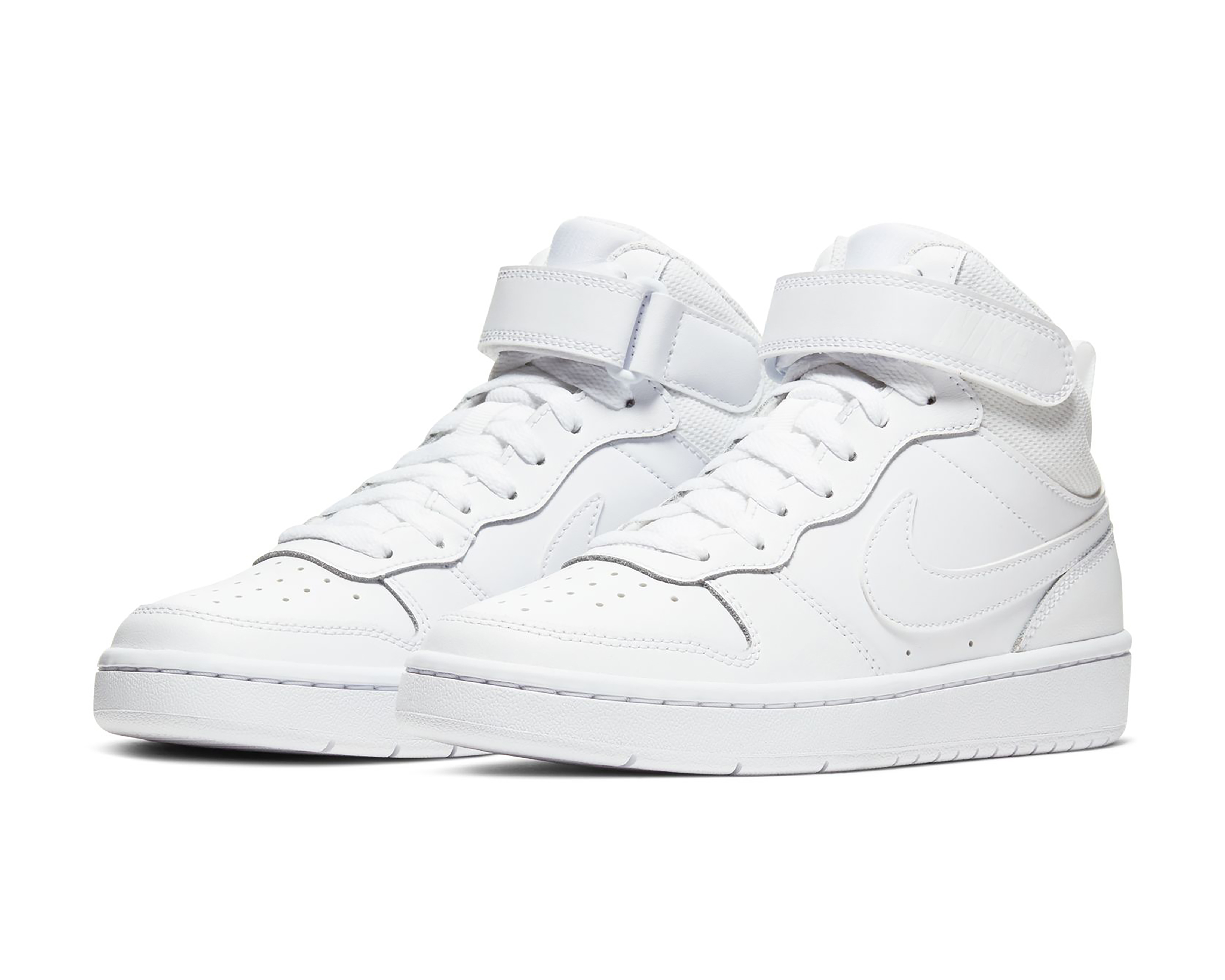 Foto 2 pulgar | Foto 1 | Tenis Nike Court Borough Mid Juveniles