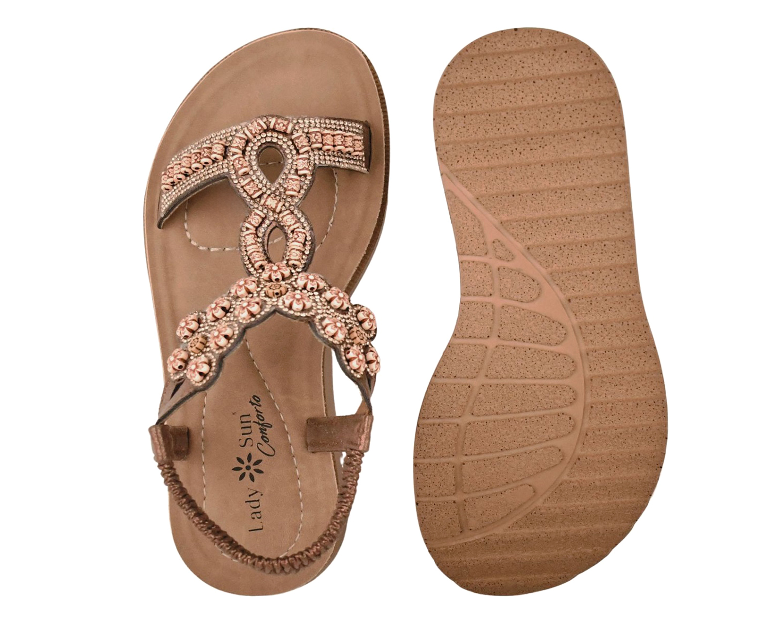 Foto 3 pulgar | Foto 2 | Sandalias Confort Lady Sun Conforto para Mujer