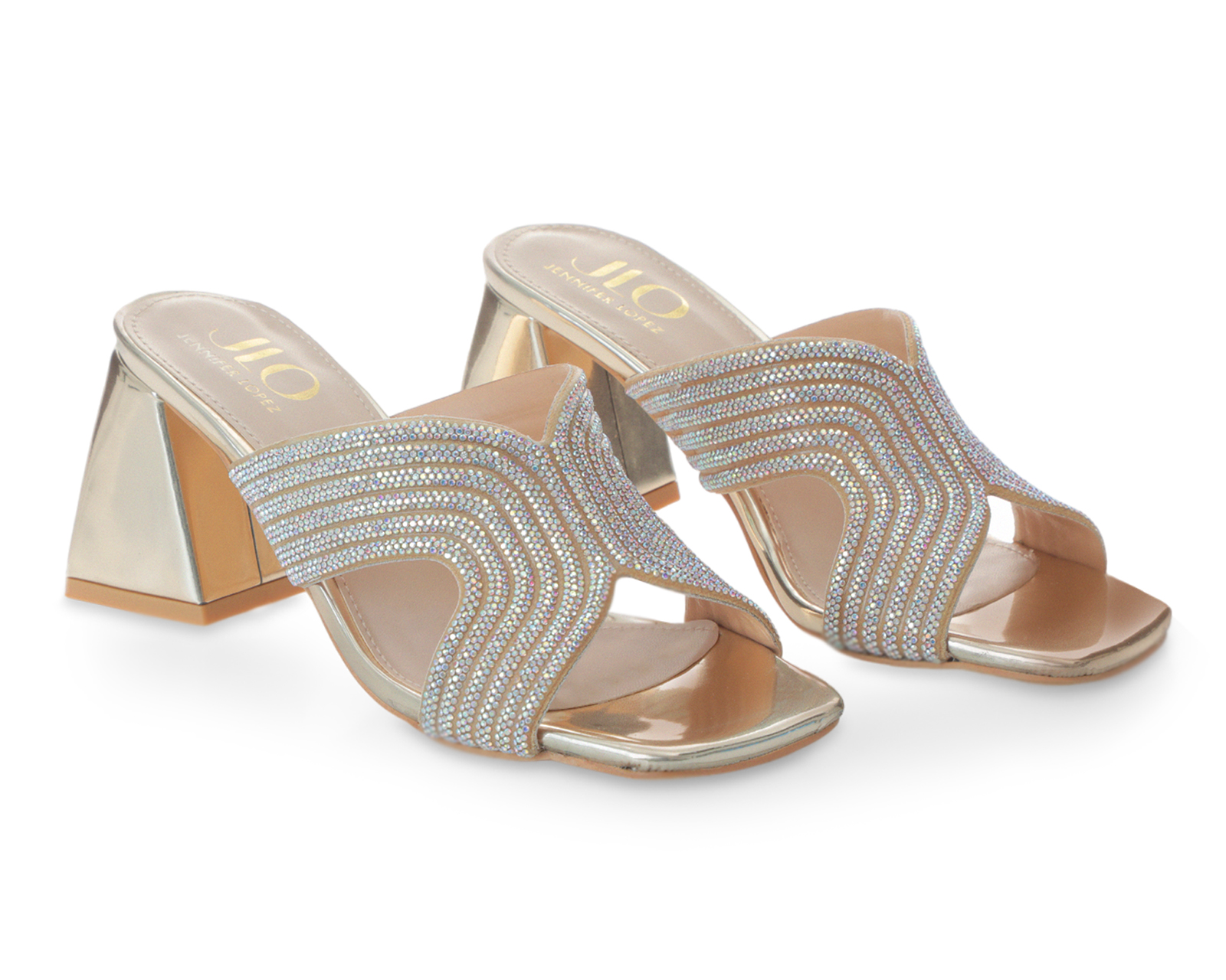 Foto 2 pulgar | Foto 1 | Sandalias de Tacón Jennifer Lopez para Mujer
