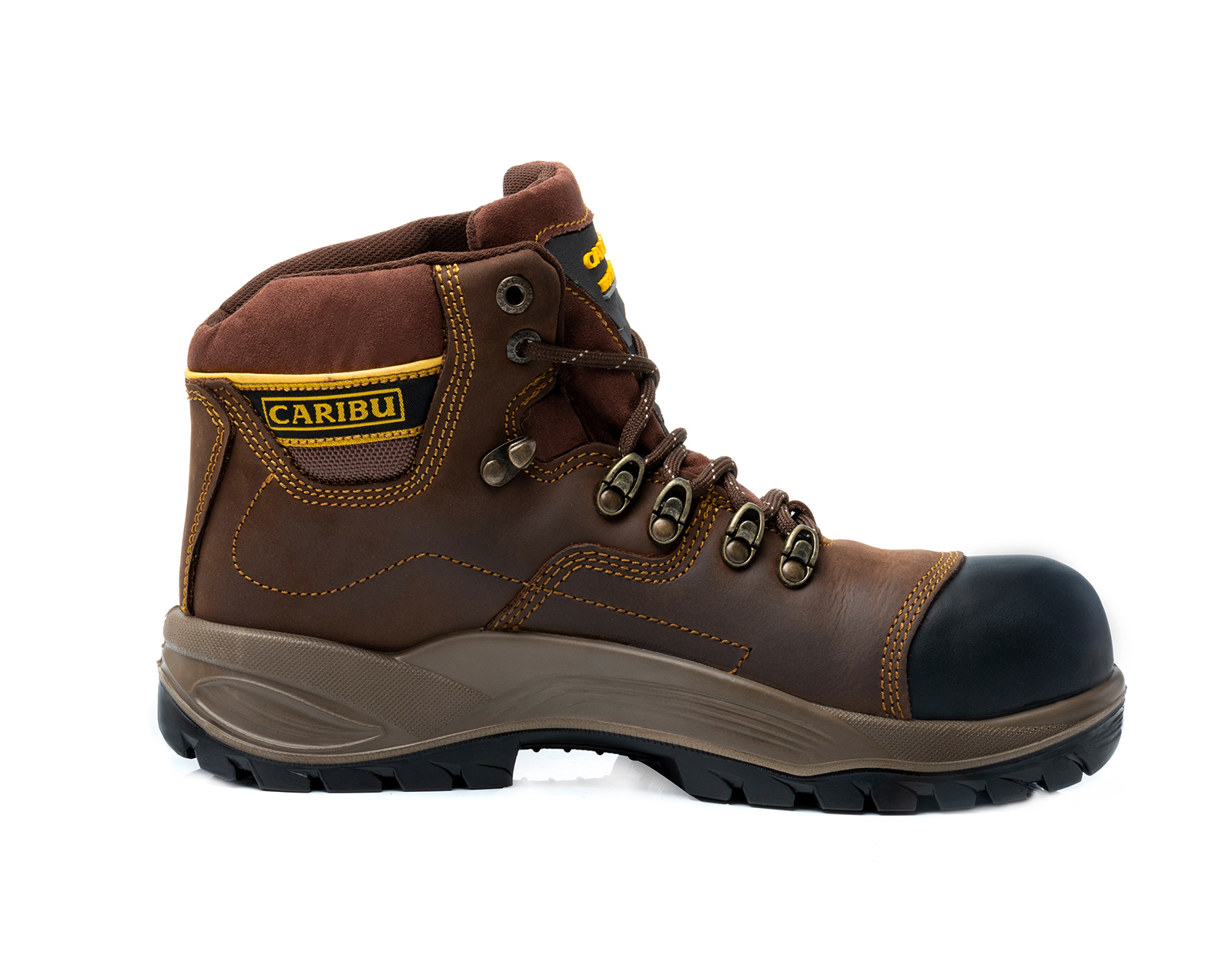 Foto 5 pulgar | Foto 4 | Botas de Trabajo Caribu de Piel para Hombre