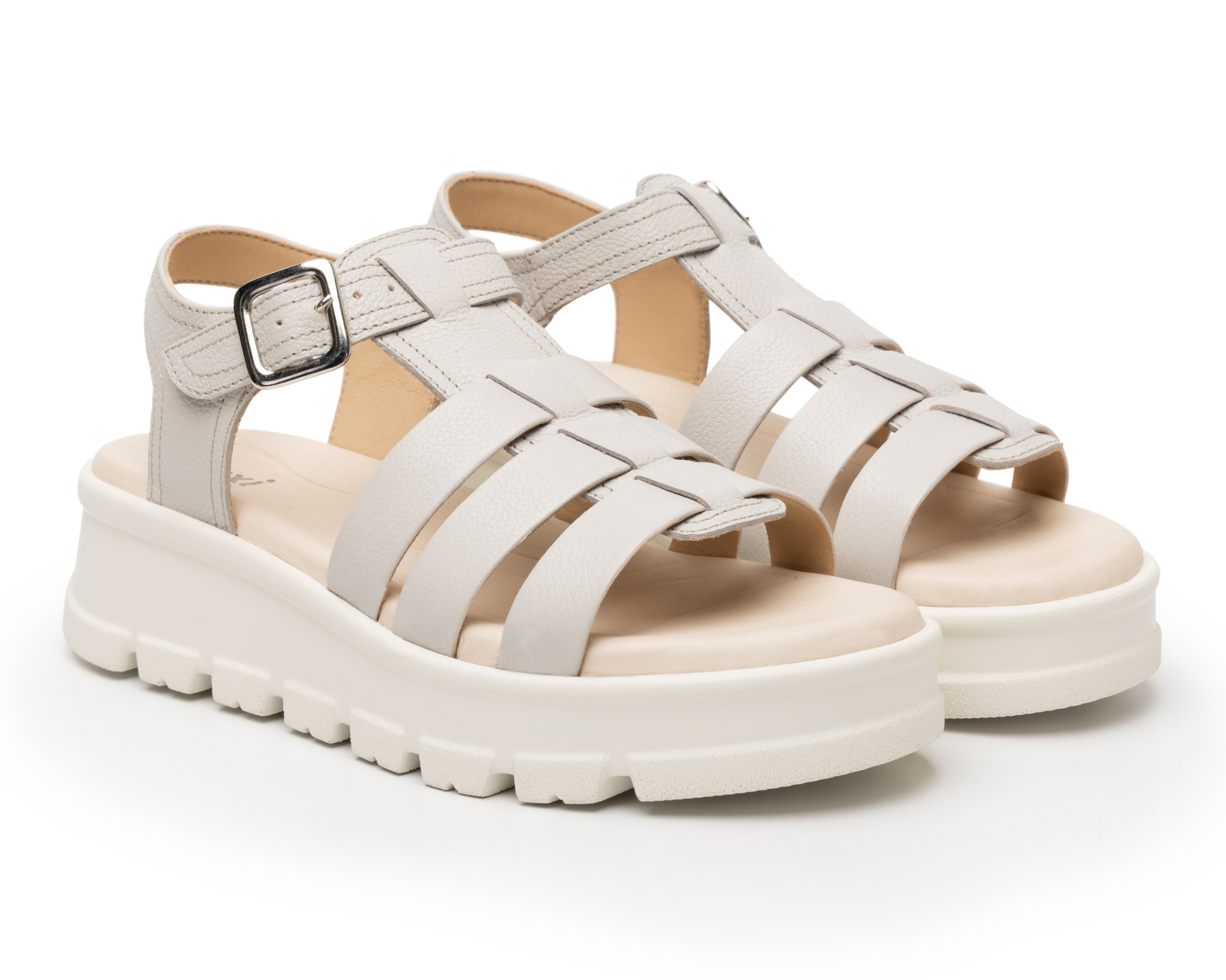 Foto 1 | Foto 1 | Sandalias Confort Flexi de Piel para Mujer