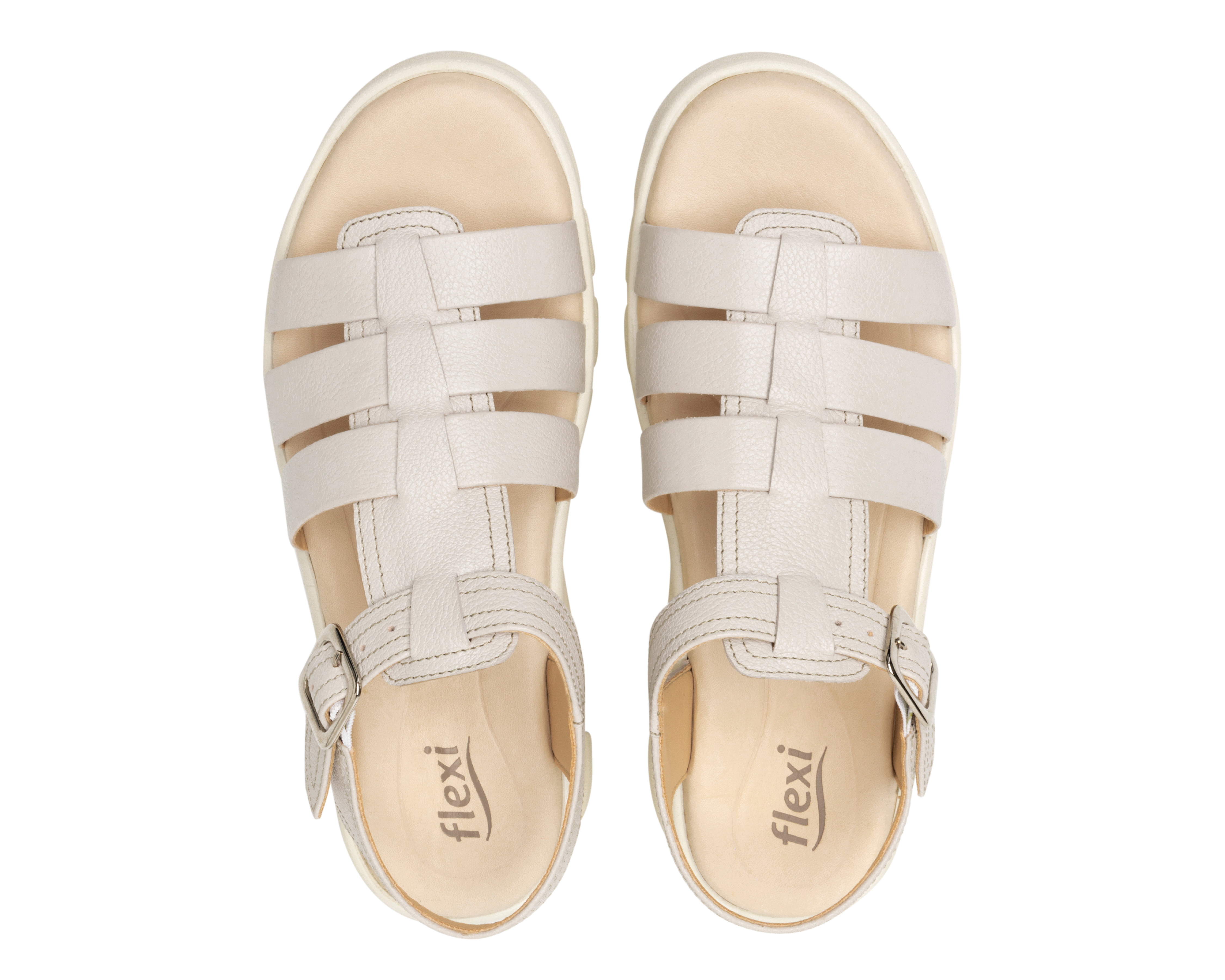 Foto 3 | Foto 3 | Sandalias Confort Flexi de Piel para Mujer