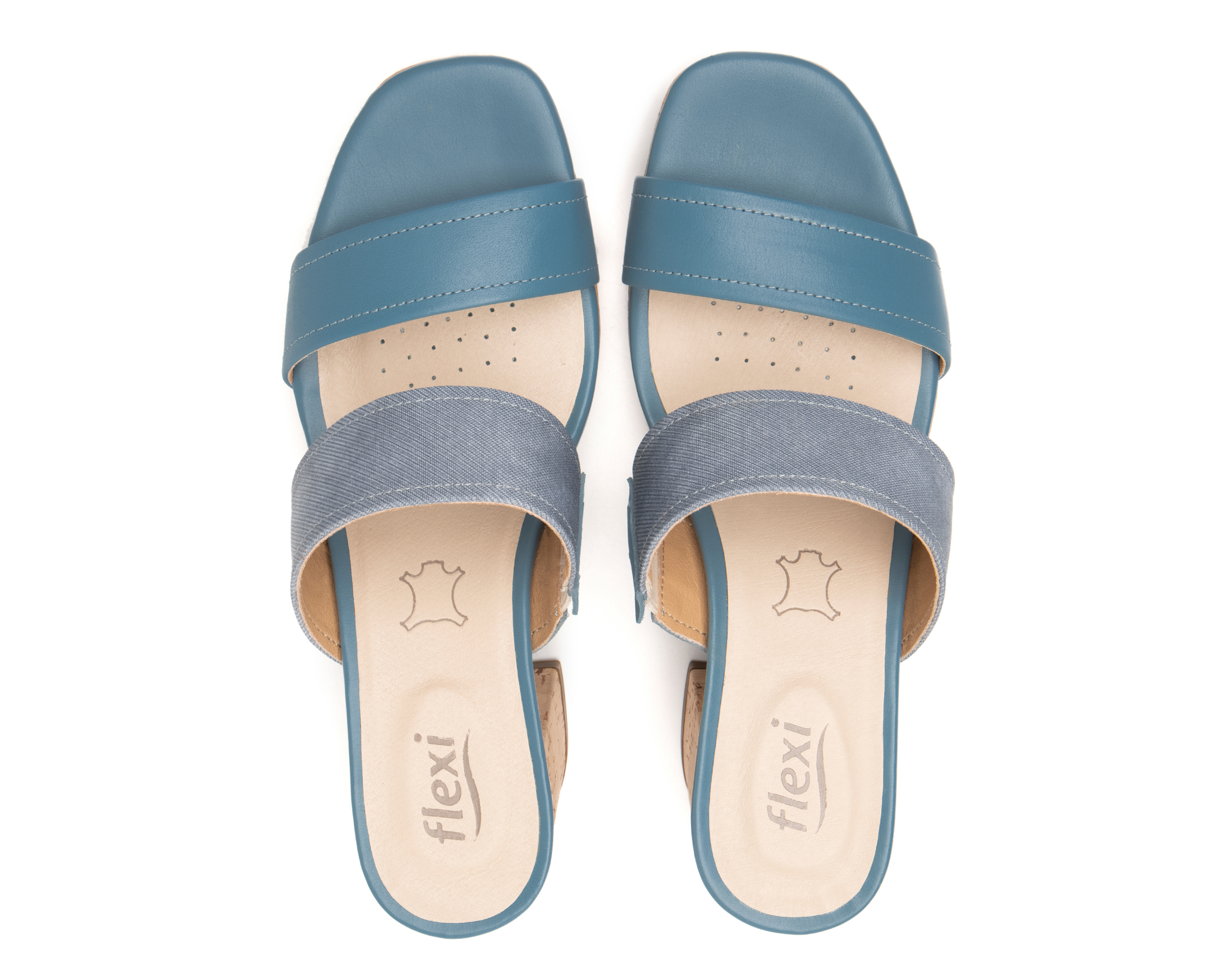 Foto 4 | Foto 3 | Sandalias Confort Flexi de Piel para Mujer