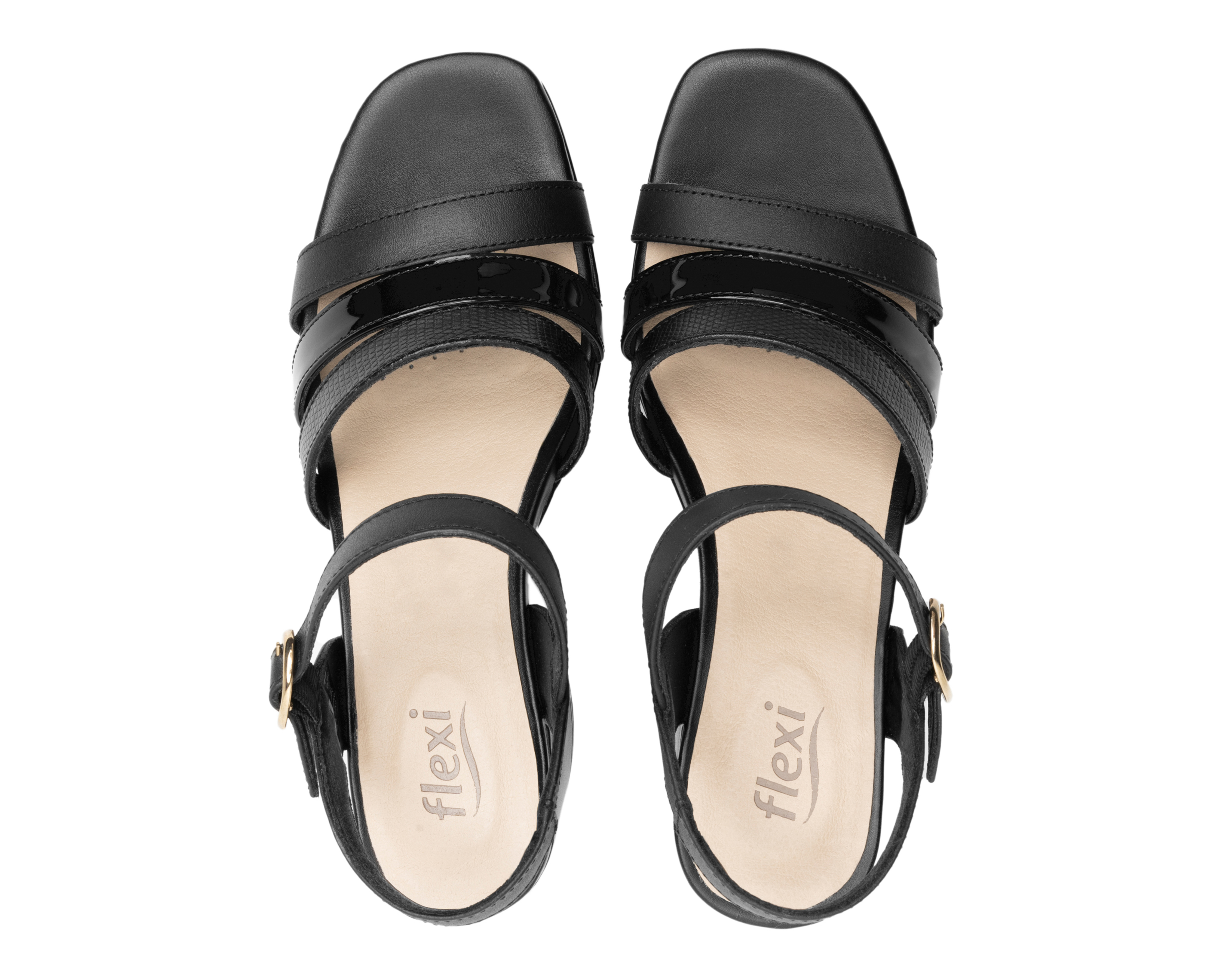 Foto 4 | Foto 3 | Sandalias Confort Flexi de Piel para Mujer