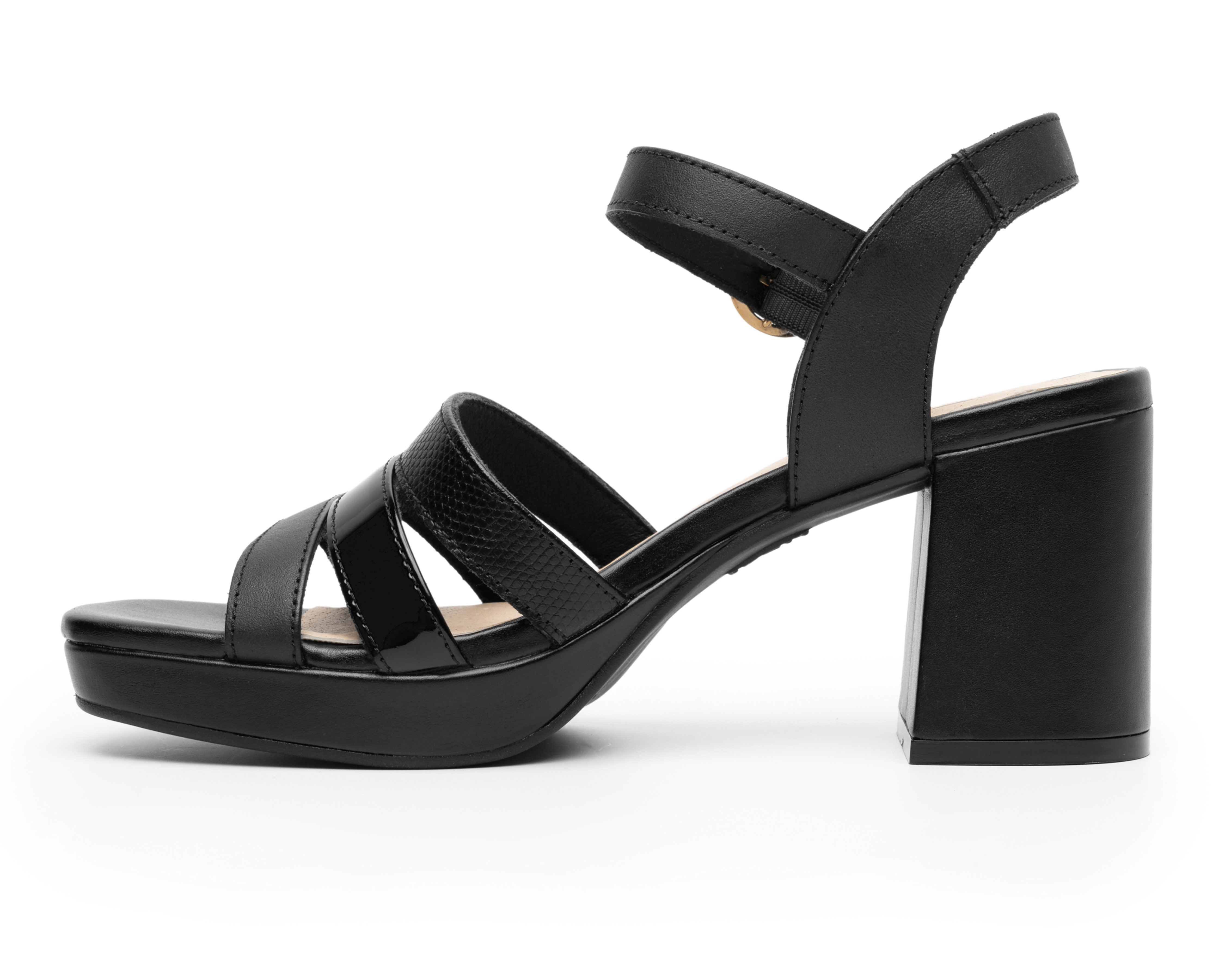 Foto 5 | Foto 4 | Sandalias Confort Flexi de Piel para Mujer