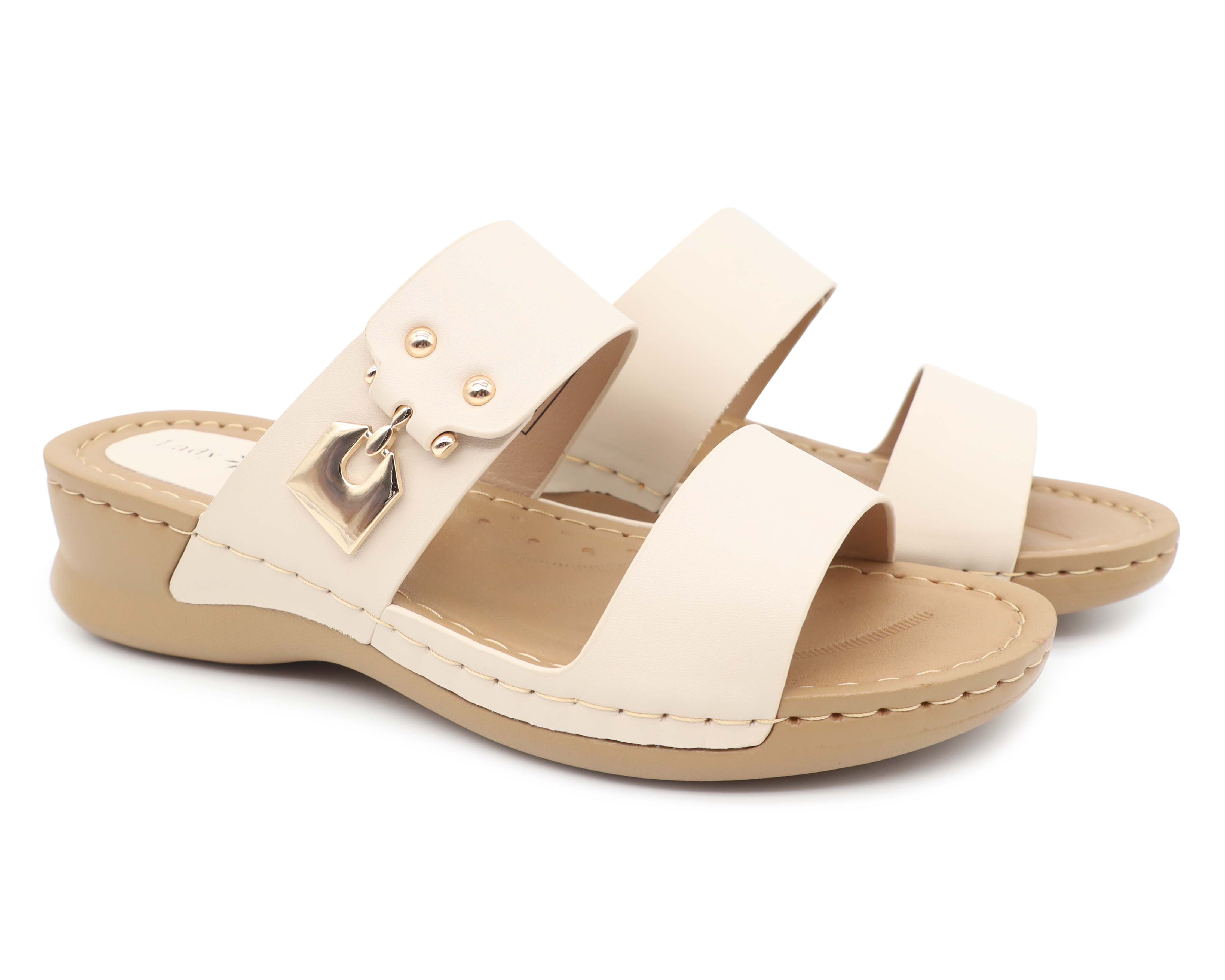 Foto 2 pulgar | Foto 1 | Sandalias Confort Lady Sun Conforto para Mujer