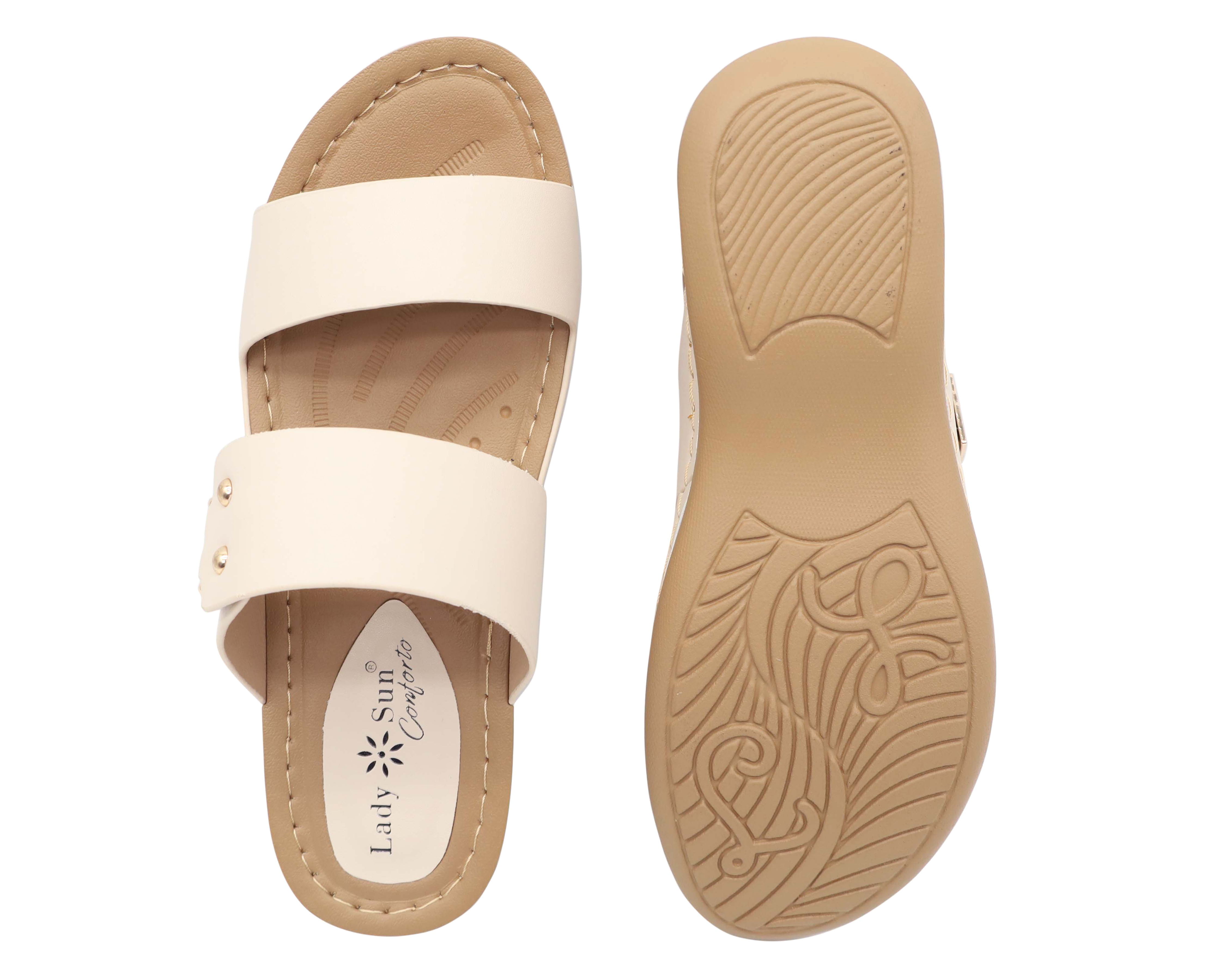 Foto 3 pulgar | Foto 2 | Sandalias Confort Lady Sun Conforto para Mujer