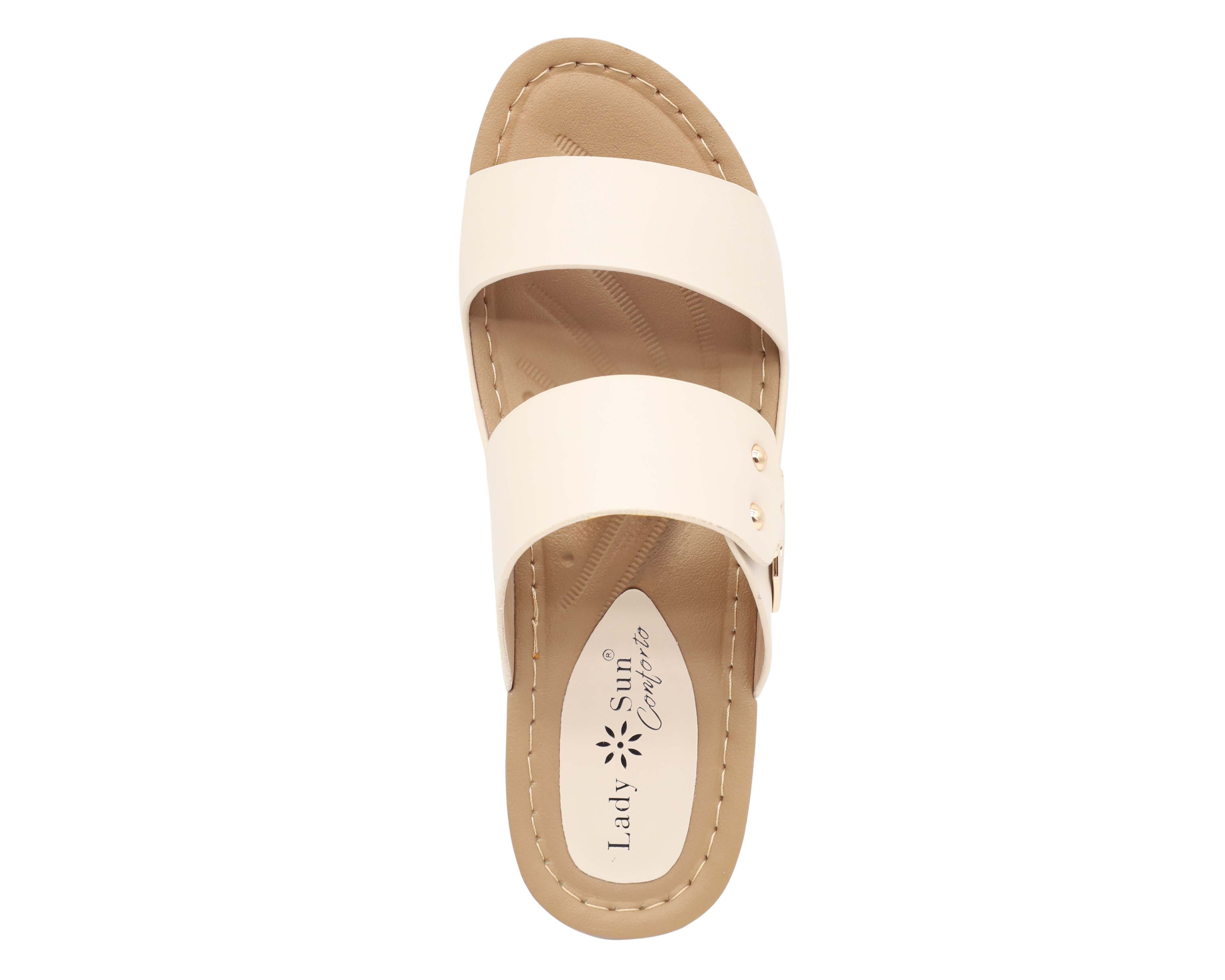Foto 6 pulgar | Foto 5 | Sandalias Confort Lady Sun Conforto para Mujer