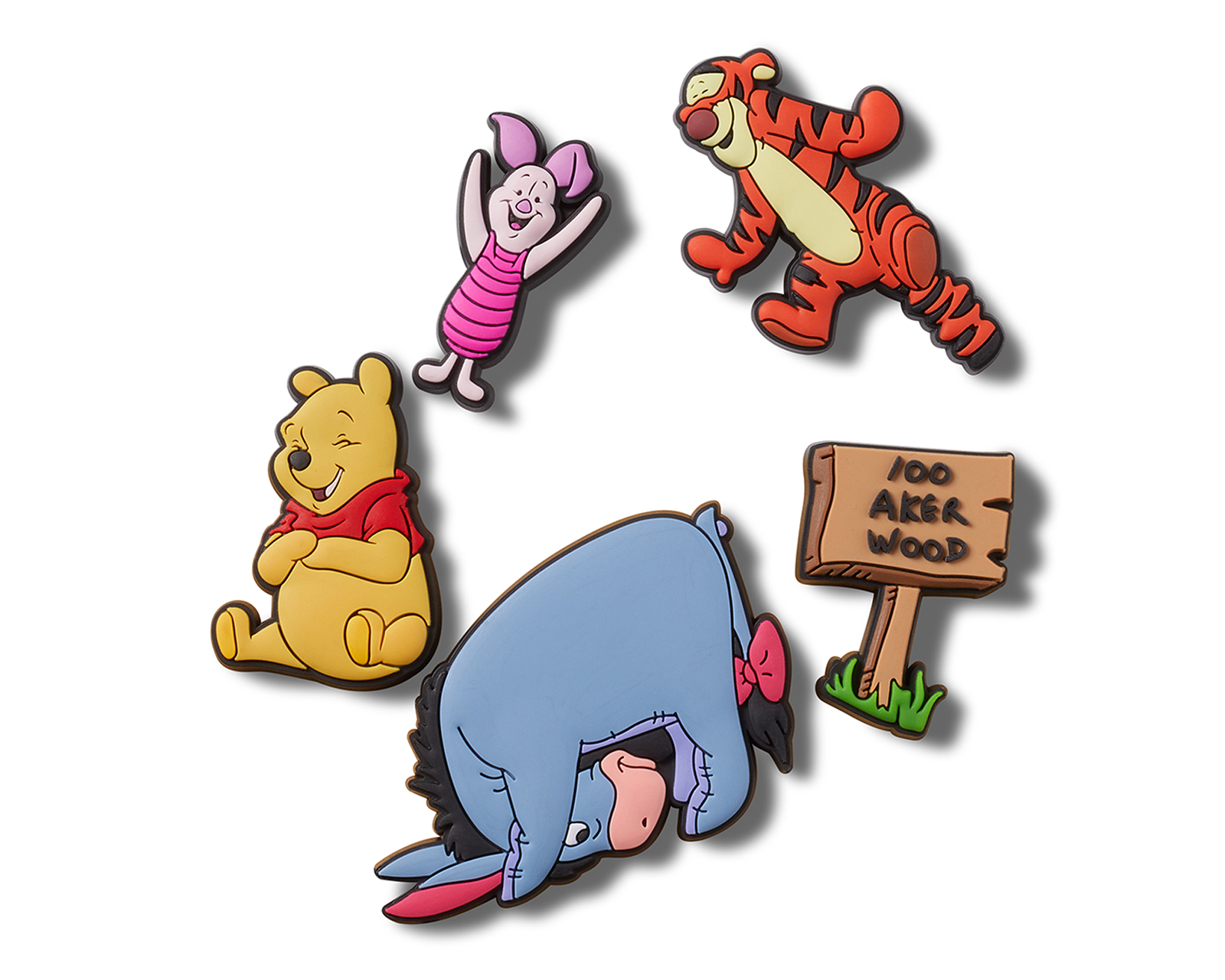 Foto 2 | Foto 2 | Paquete de Pines Crocs Winnie the Pooh 5 Piezas