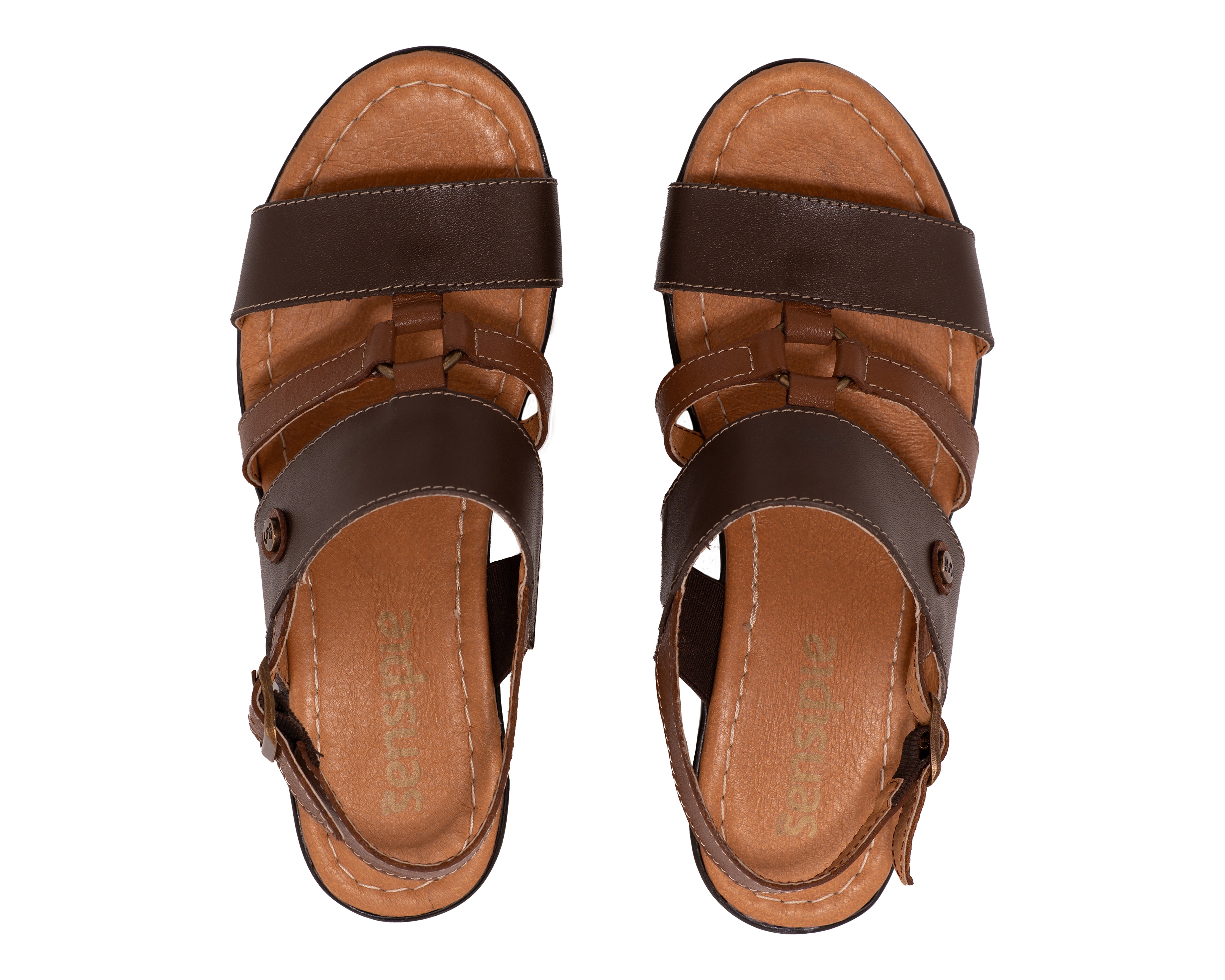 Foto 4 pulgar | Foto 3 | Sandalias Confort Sensipie de Piel para Mujer