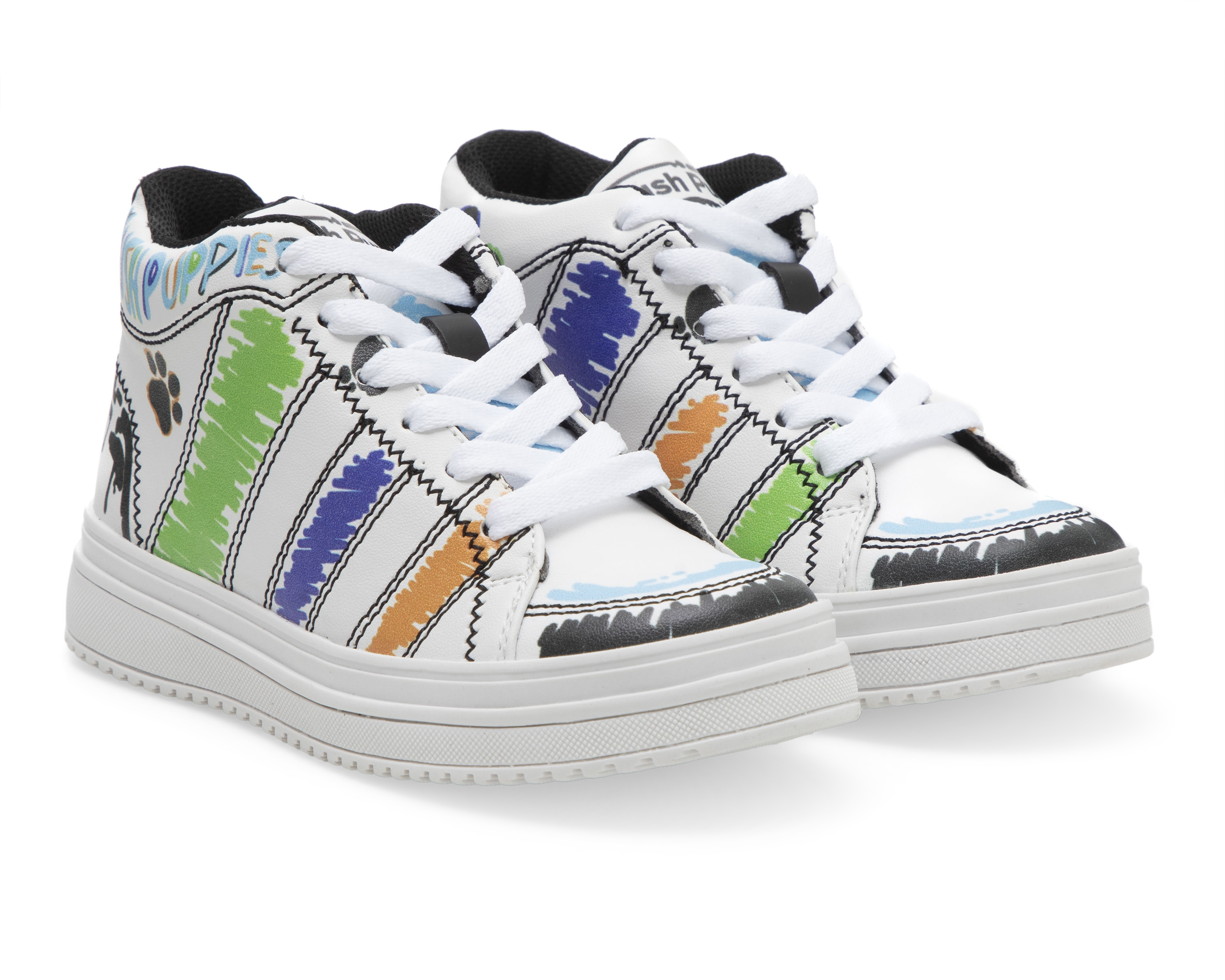 Foto 2 pulgar | Foto 1 | Tenis de Moda Hush Puppies para Niño