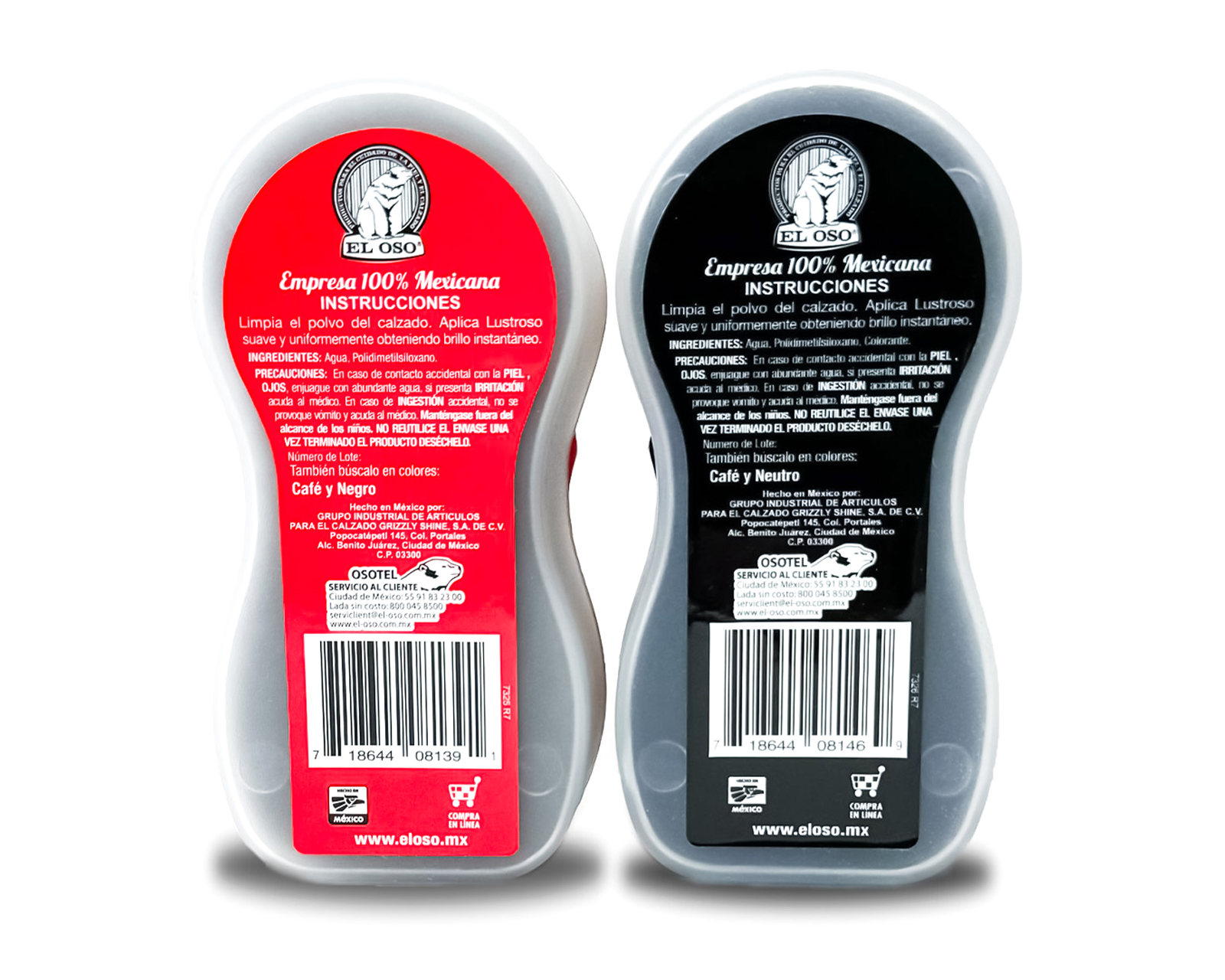 Foto 2 | Foto 2 | Esponja Lustradora para Calzado El Oso Lustroso 2 Piezas