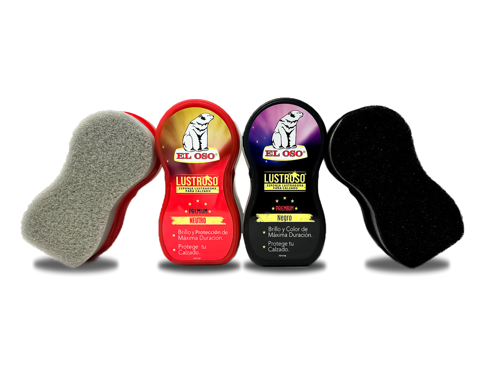 Foto 4 pulgar | Foto 3 | Esponja Lustradora para Calzado El Oso Lustroso 2 Piezas