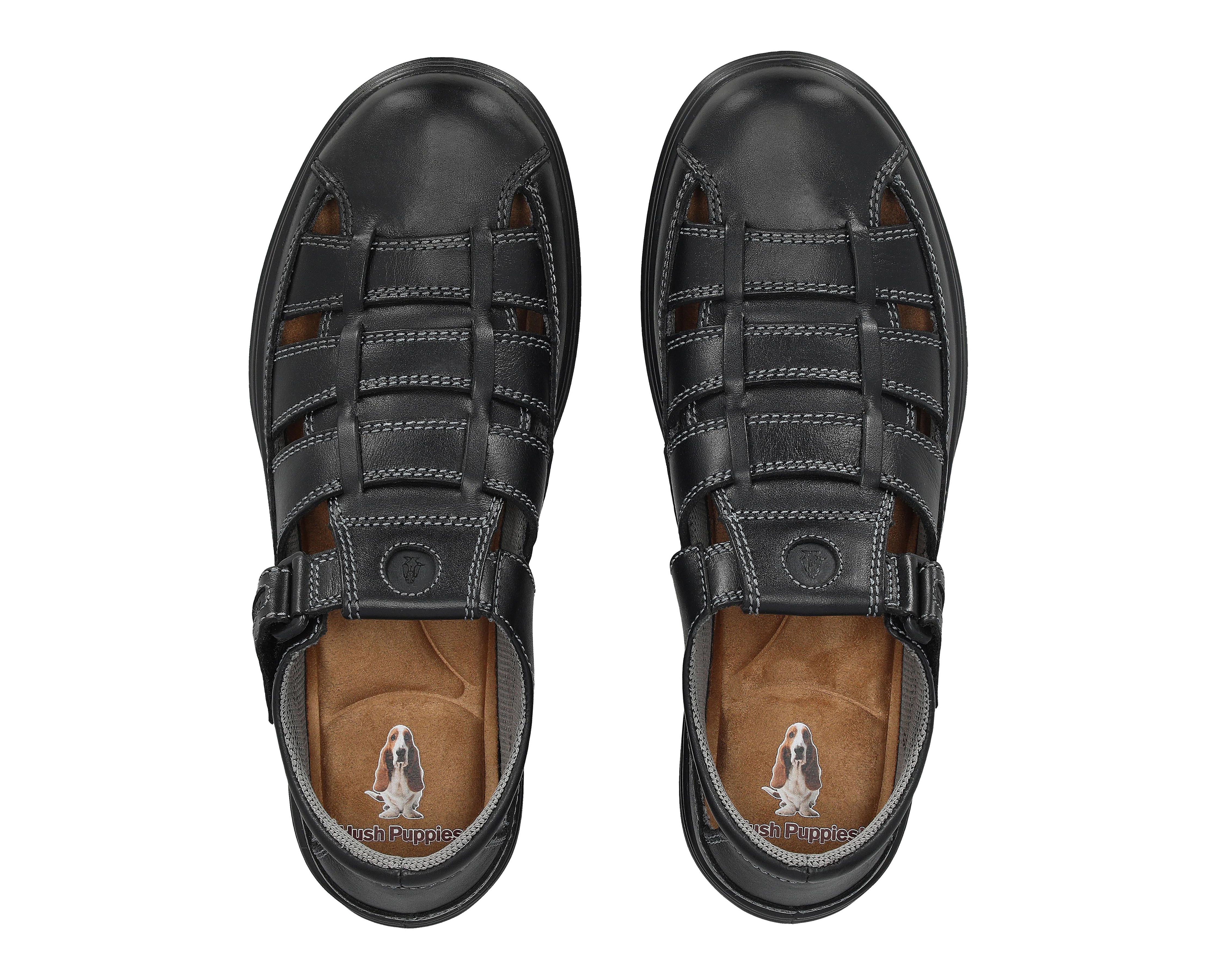 Foto 4 pulgar | Foto 3 | Sandalias Casuales Hush Puppies de Piel para Hombre