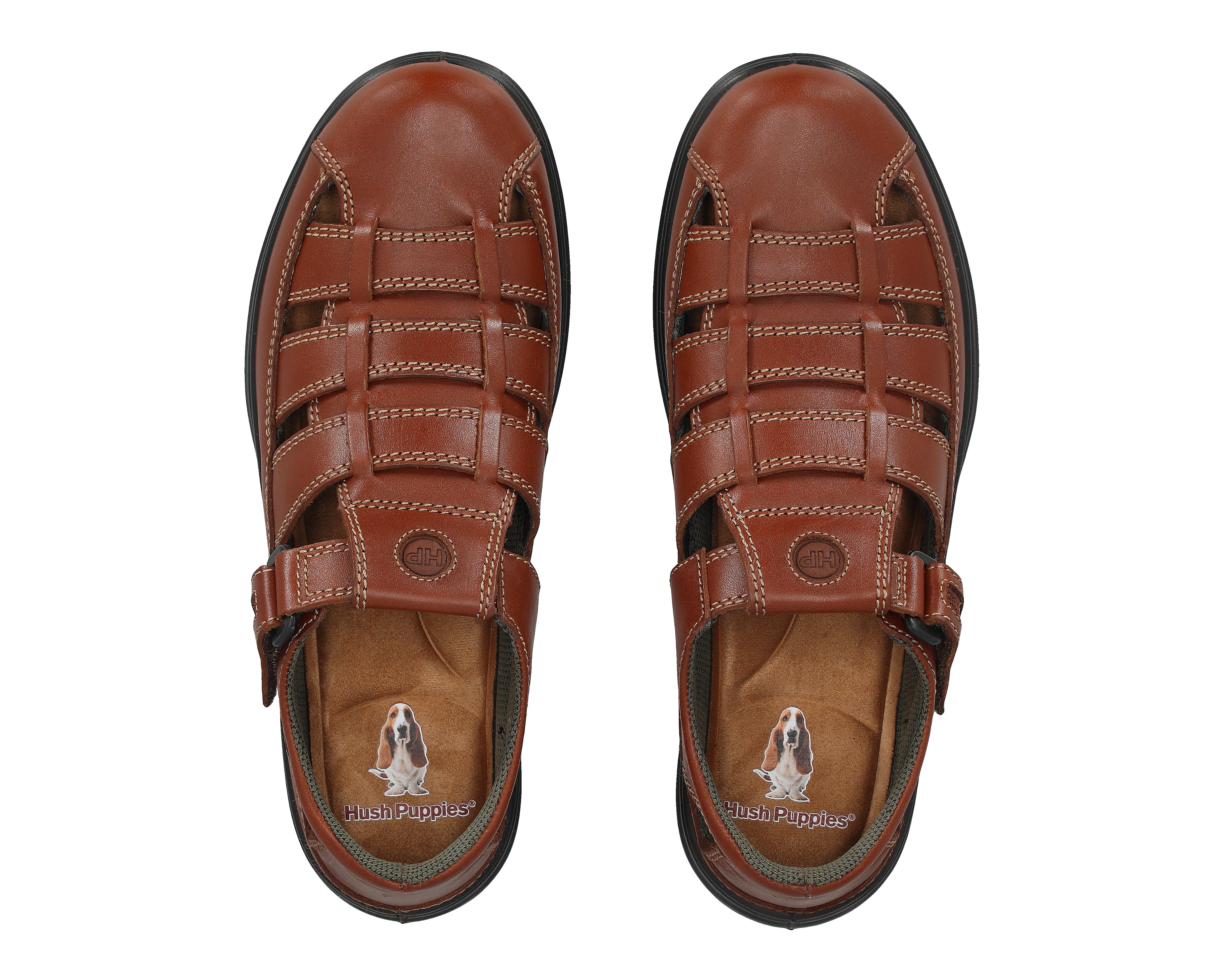 Foto 4 pulgar | Foto 3 | Sandalias Casuales Hush Puppies de Piel para Hombre